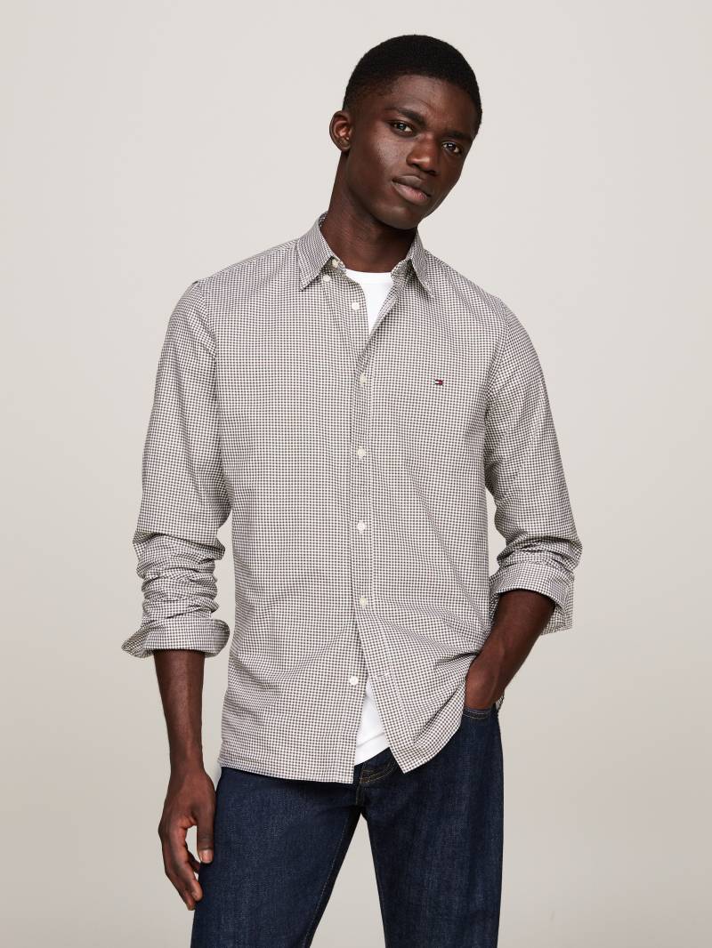 Tommy Hilfiger Langarmhemd »MICRO GINGHAM POPLIN SF SHIRT« von TOMMY HILFIGER