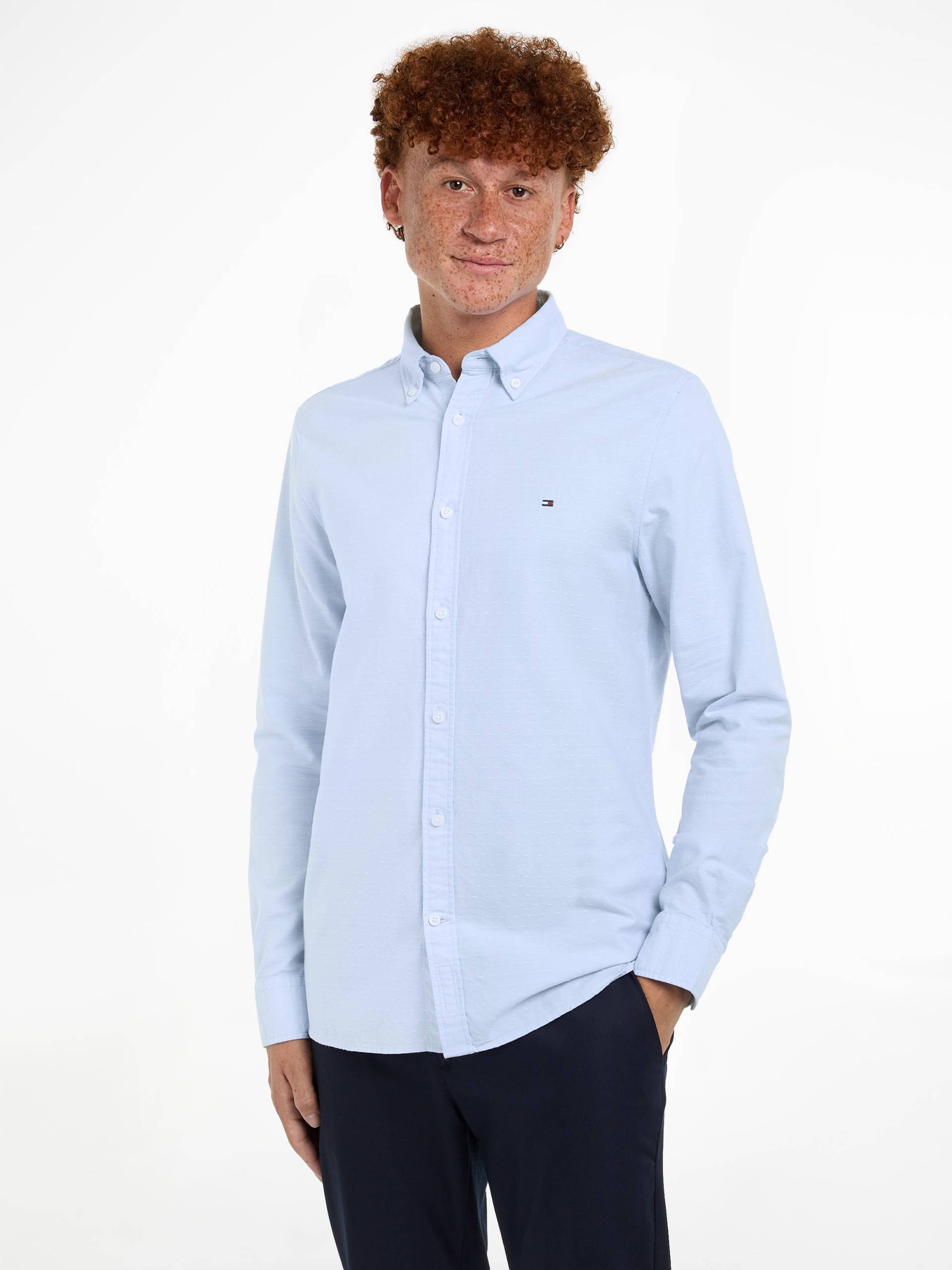 Tommy Hilfiger Langarmhemd »OXFORD DOBBY SF SHIRT« von TOMMY HILFIGER