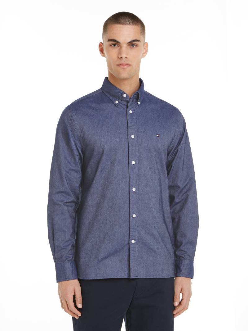 Tommy Hilfiger Langarmhemd »SOLID HERITAGE OXFORD RF SHIRT« von TOMMY HILFIGER