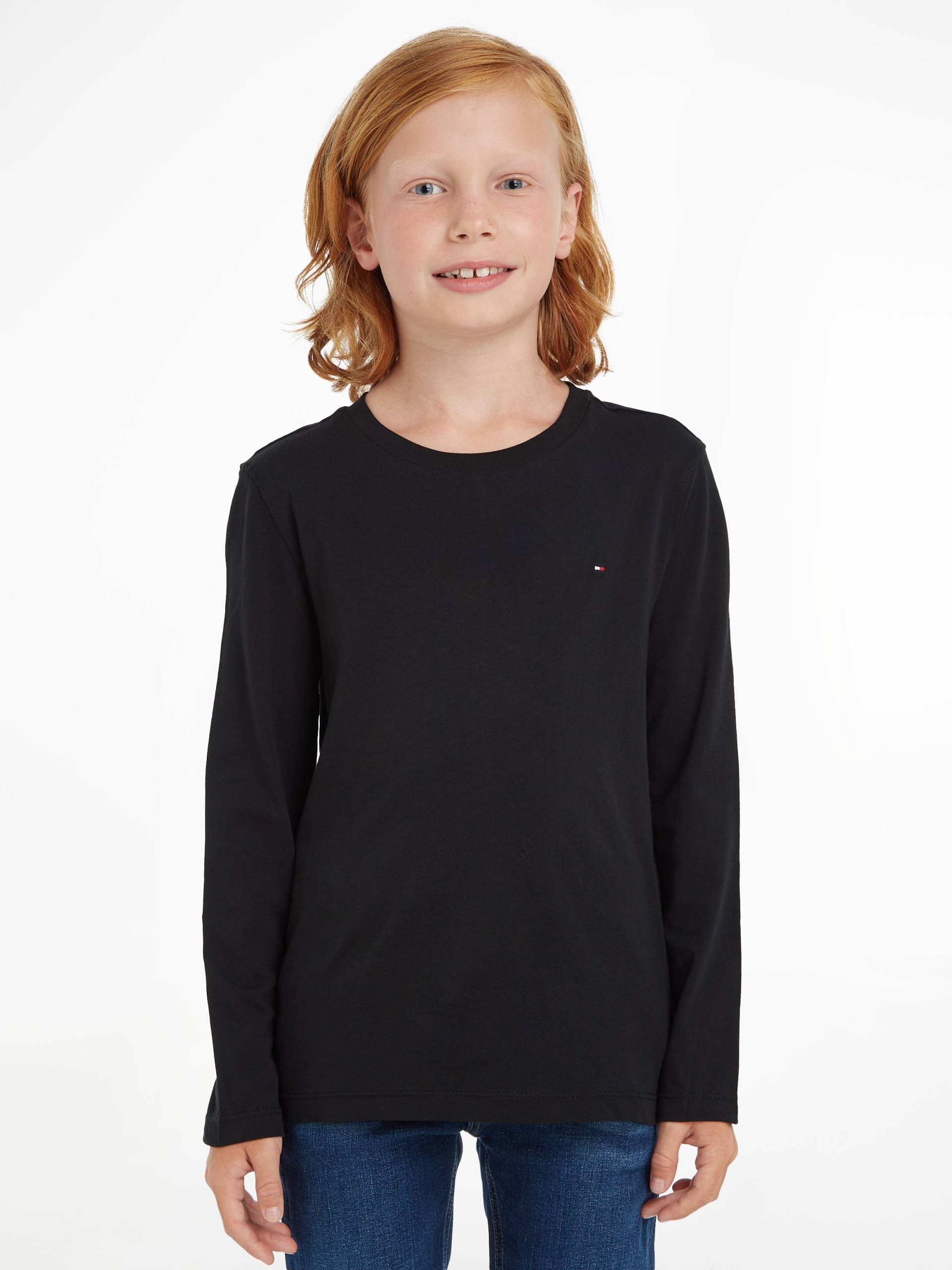 Tommy Hilfiger Langarmshirt »BOYS BASIC CN KNIT L/S«, Kinder Kids Junior MiniMe,für Jungen von TOMMY HILFIGER