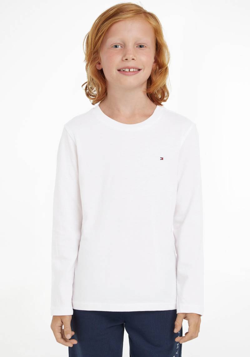 Tommy Hilfiger Langarmshirt »BOYS BASIC CN KNIT L/S«, für Jungen von TOMMY HILFIGER