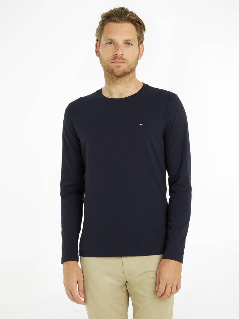 Tommy Hilfiger Langarmshirt »STRETCH SLIM FIT LONG SLEEVE«, aus biologischem Baumwollstretch von TOMMY HILFIGER