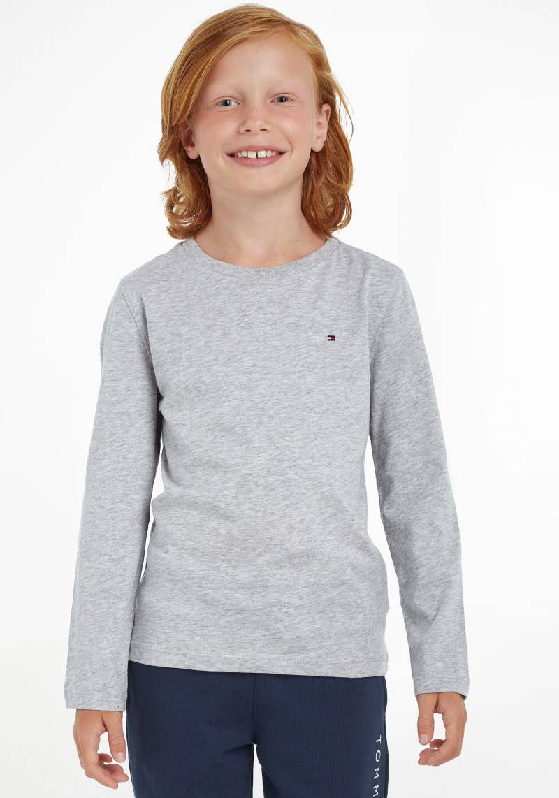 Tommy Hilfiger Langarmshirt »BOYS BASIC CN KNIT L/S«, Kinder Kids Junior MiniMe von TOMMY HILFIGER