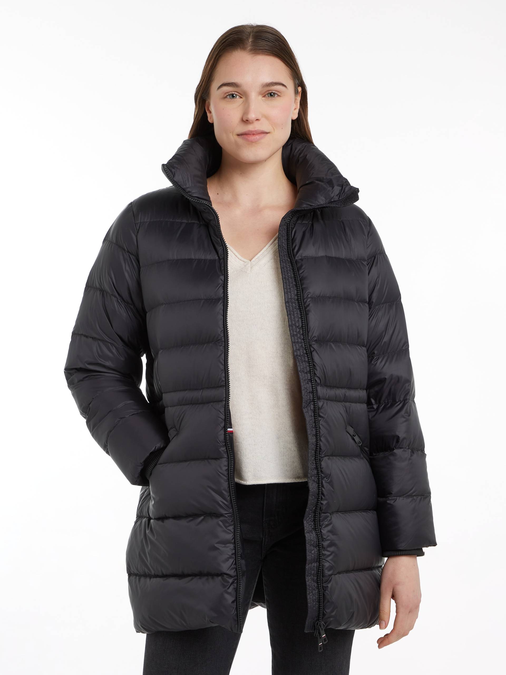 Tommy Hilfiger Langmantel, mit Logoprägung Tommy Hilfiger Langmantel, mit Logoprägung von TOMMY HILFIGER