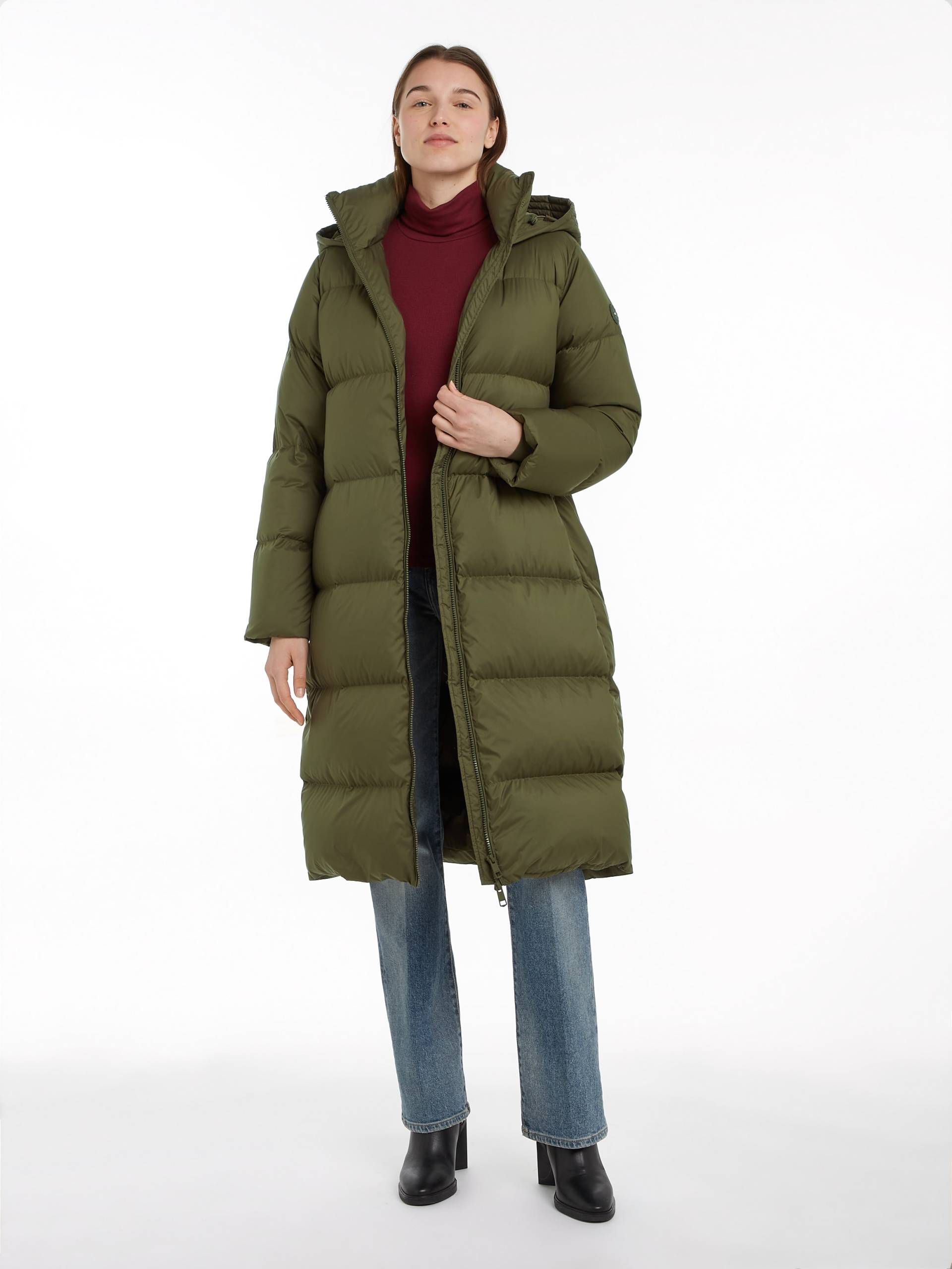 Tommy Hilfiger Langmantel, mit Logoprägung Tommy Hilfiger Langmantel, mit Logoprägung von TOMMY HILFIGER