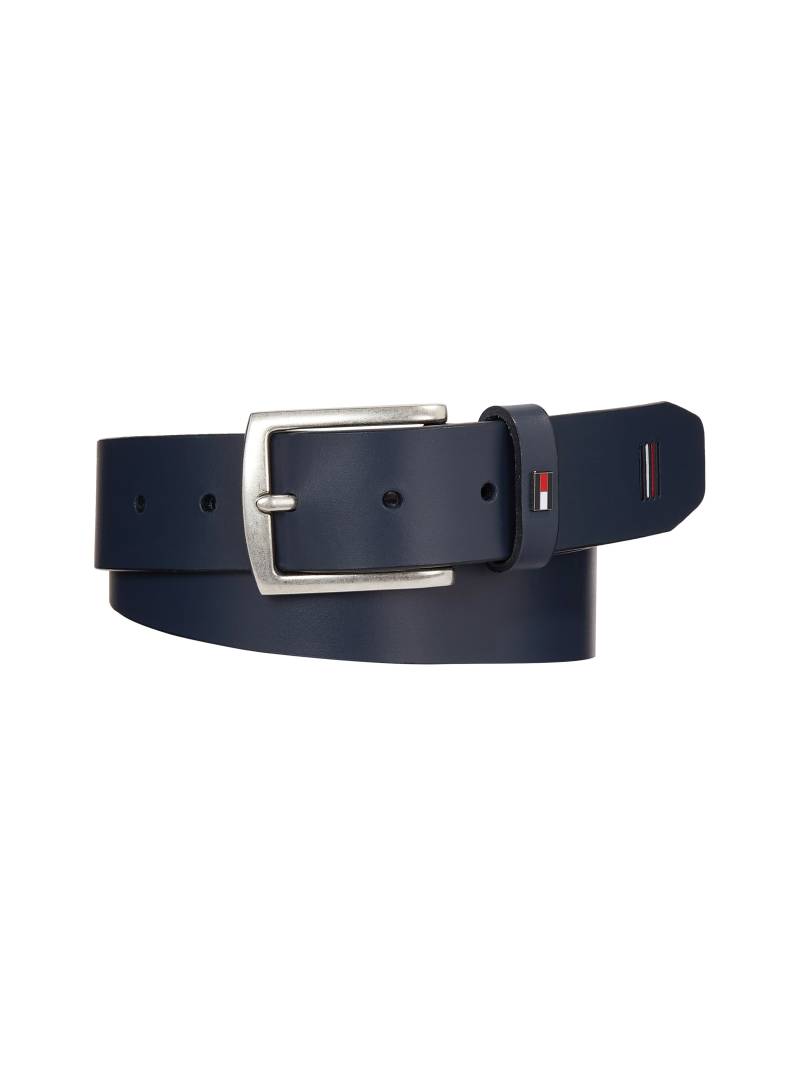 Tommy Hilfiger Ledergürtel »DENTON 3.5 EXT«, mit Metall-Label am Verschluss von TOMMY HILFIGER