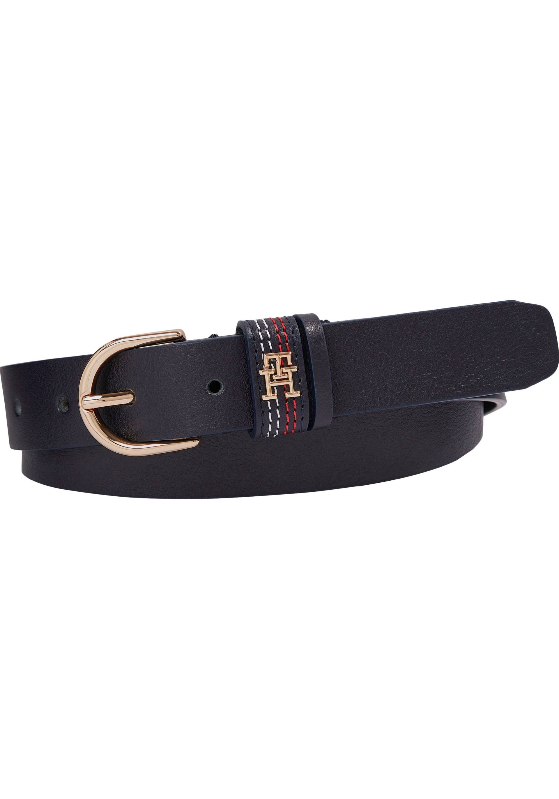 Tommy Hilfiger Ledergürtel »Essential Effortless Corp 2.5 cm«, Stickerei in Tommy Hilfiger Logofarben von TOMMY HILFIGER