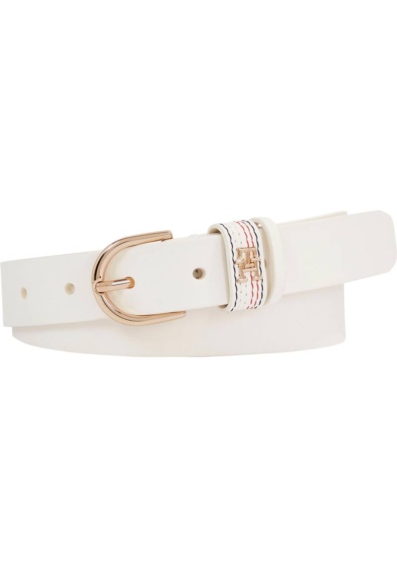 Tommy Hilfiger Ledergürtel »Essential Effortless Corp 2.5 cm«, Stickerei in Tommy Hilfiger Logofarben von TOMMY HILFIGER