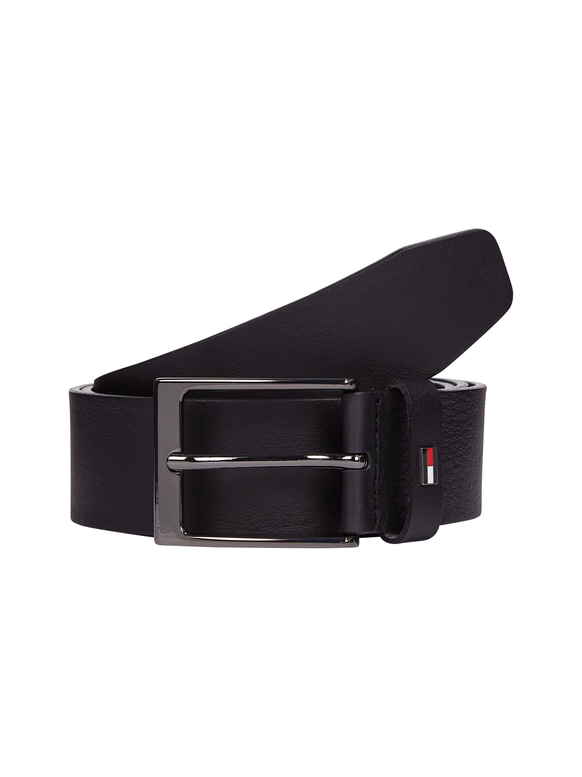 Tommy Hilfiger Ledergürtel »LAYTON 3.5«, Metallpatch, Einfachdornschliesse von TOMMY HILFIGER