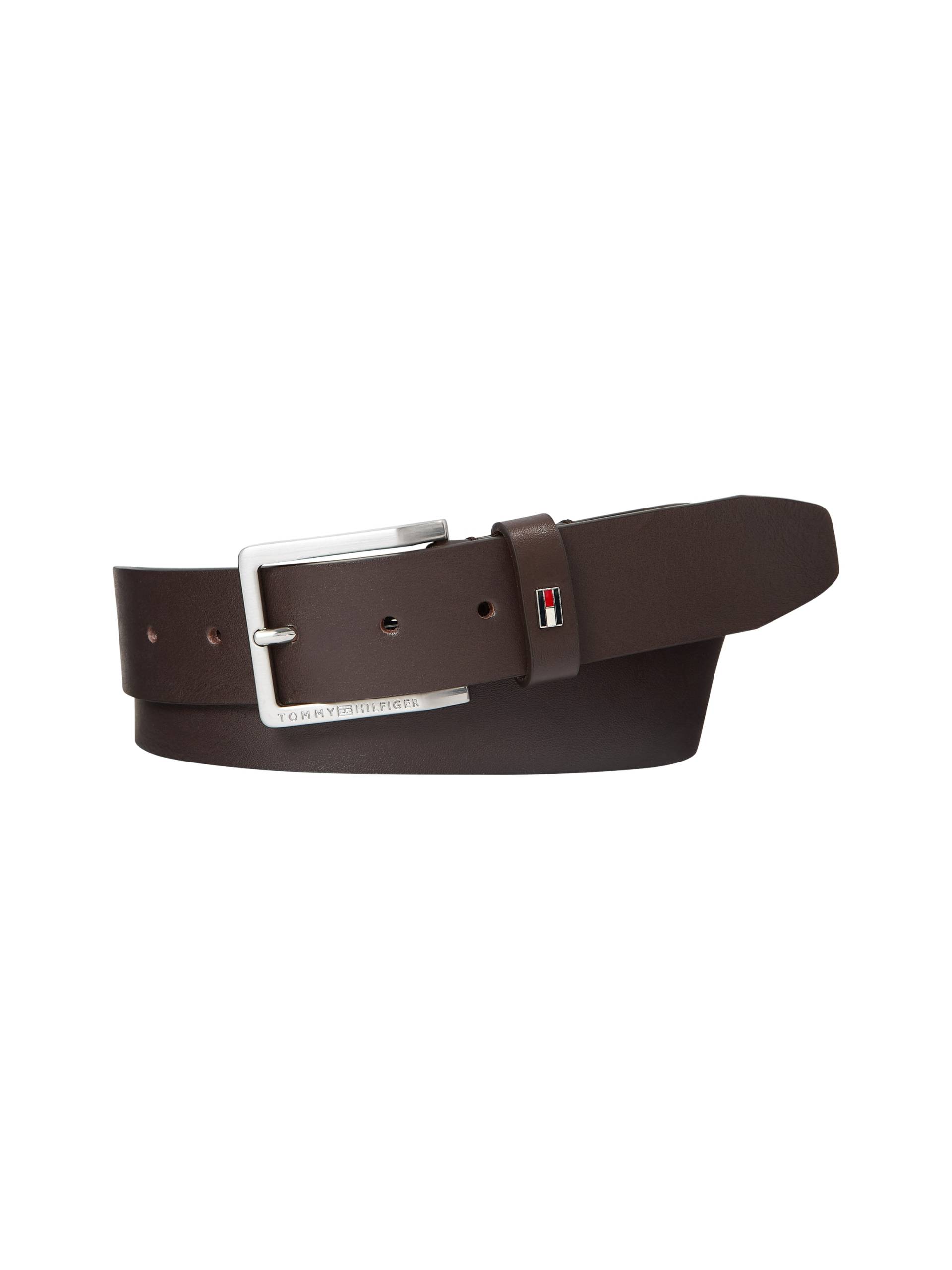 Tommy Hilfiger Ledergürtel »OLIVER 3.5 EXT«, mit Metall-Label am Verschluss Tommy Hilfiger Ledergürtel »OLIVER 3.5 EXT«, mit Metall-Label am Verschluss von TOMMY HILFIGER