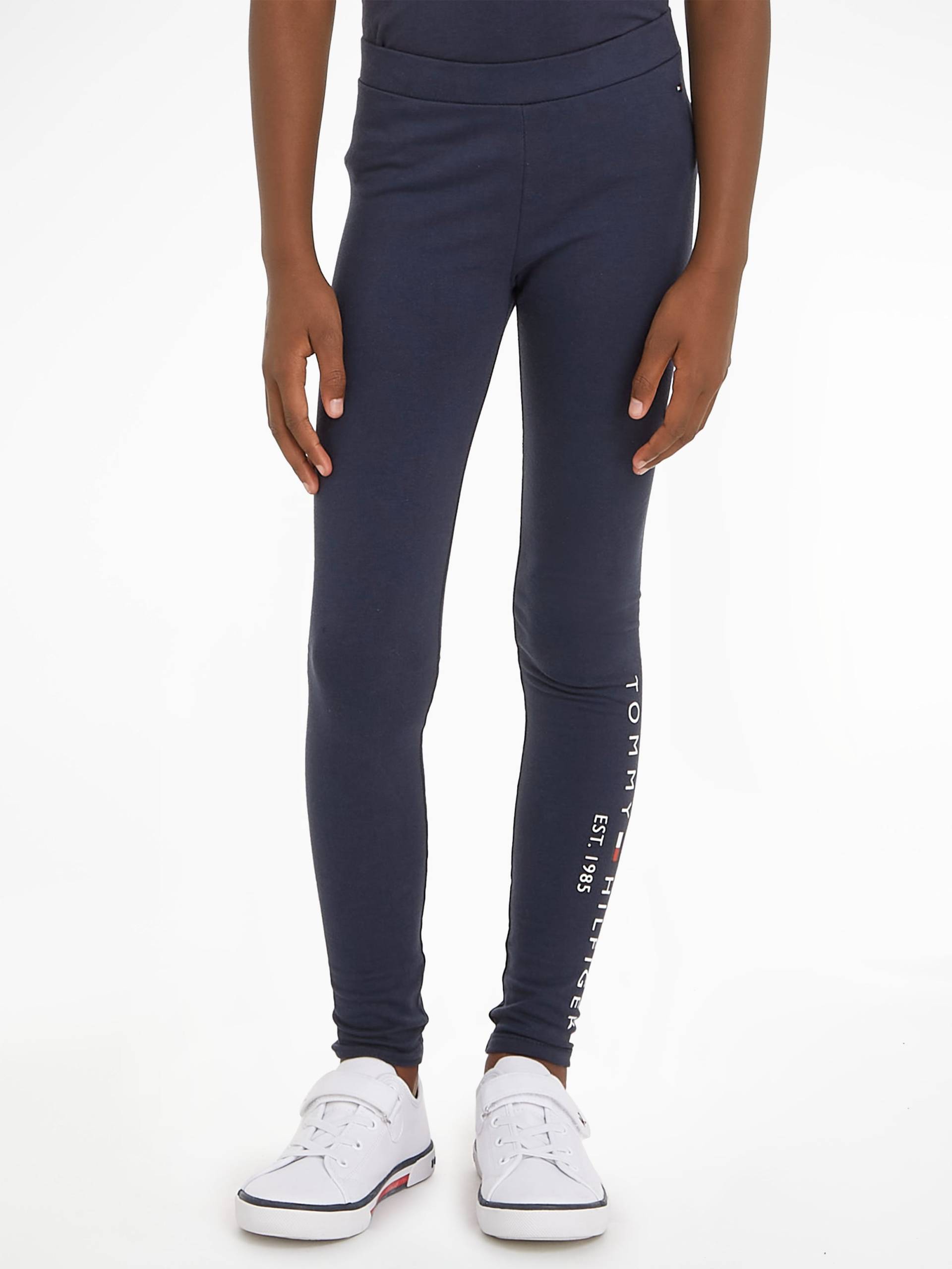 Tommy Hilfiger Leggings »ESSENTIAL LEGGING«, mit Tommy Hiflger Logo-Schriftzug auf dem linken Bein von TOMMY HILFIGER