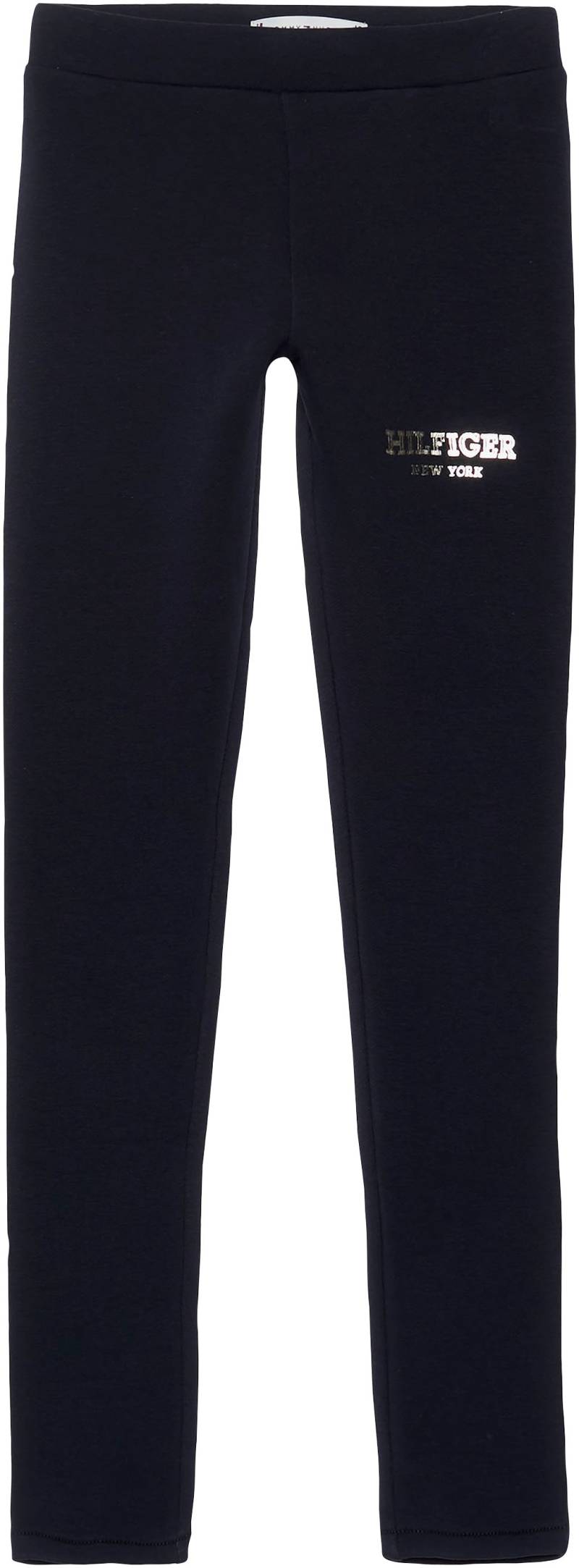 Tommy Hilfiger Leggings »MONOTYPE LEGGING«, mit silberfarbenem Hilfger Logo-Schriftzug von TOMMY HILFIGER