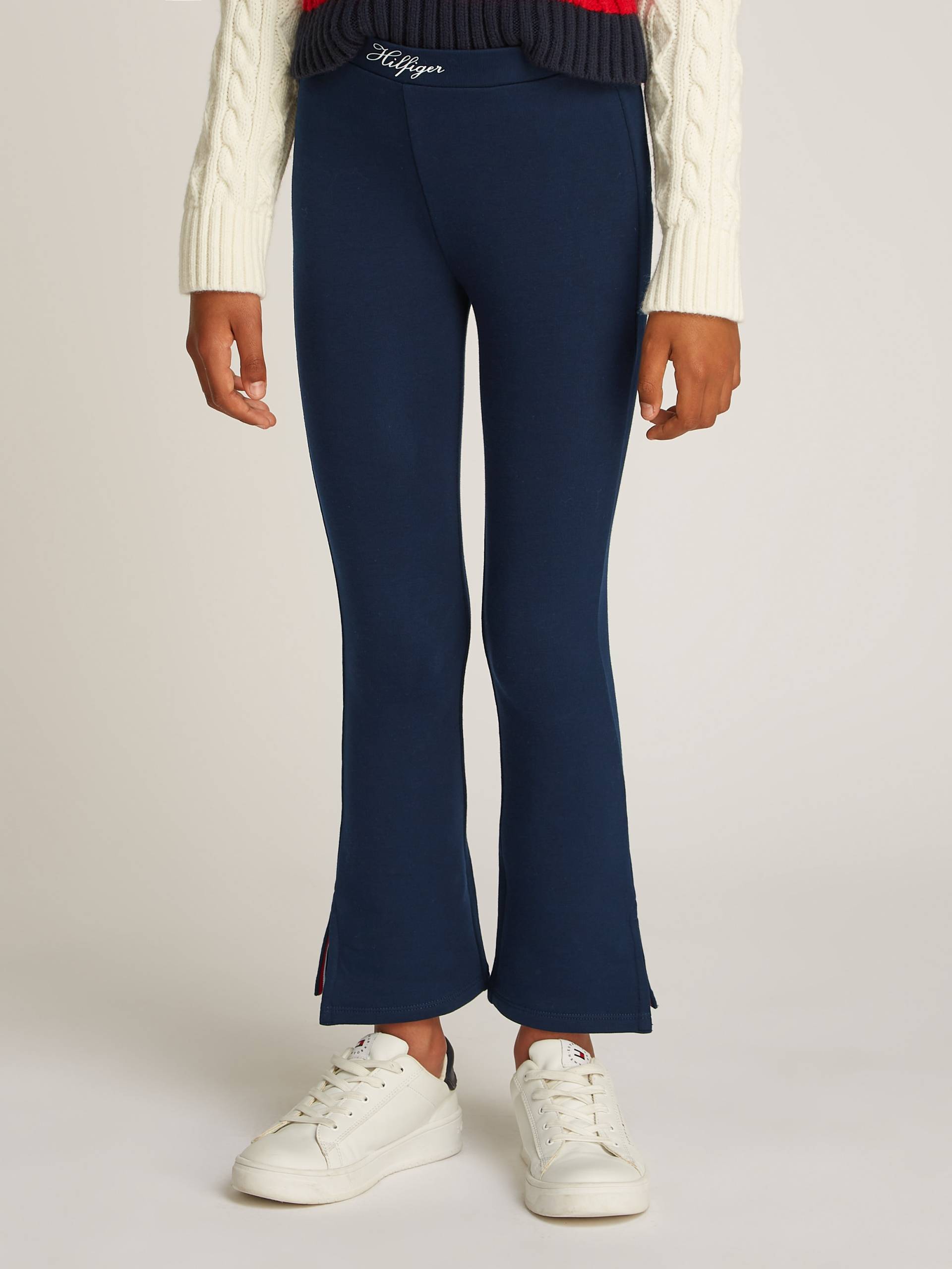 Tommy Hilfiger Leggings »VARSITY FLARE LEGGING«, in modischer flared Form von TOMMY HILFIGER