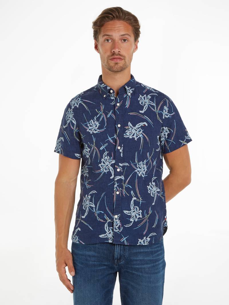 Tommy Hilfiger Leinenhemd »LI TROPICAL PRT SF SHIRT«, mit tropischen Print von TOMMY HILFIGER