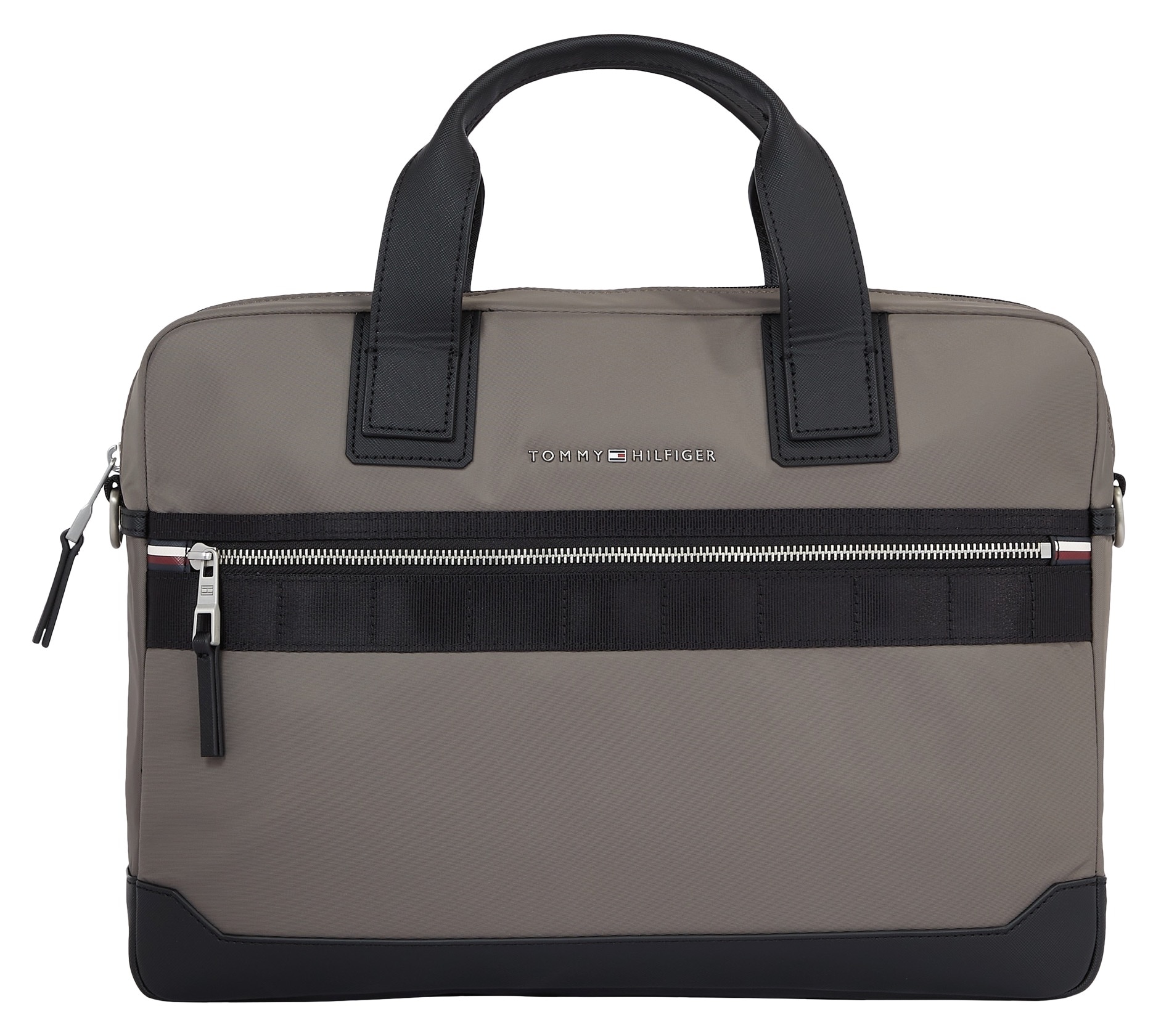 Tommy Hilfiger Messenger Bag »TH ELEVATED NYLON COMPUTER BAG«, im praktischem Format von TOMMY HILFIGER