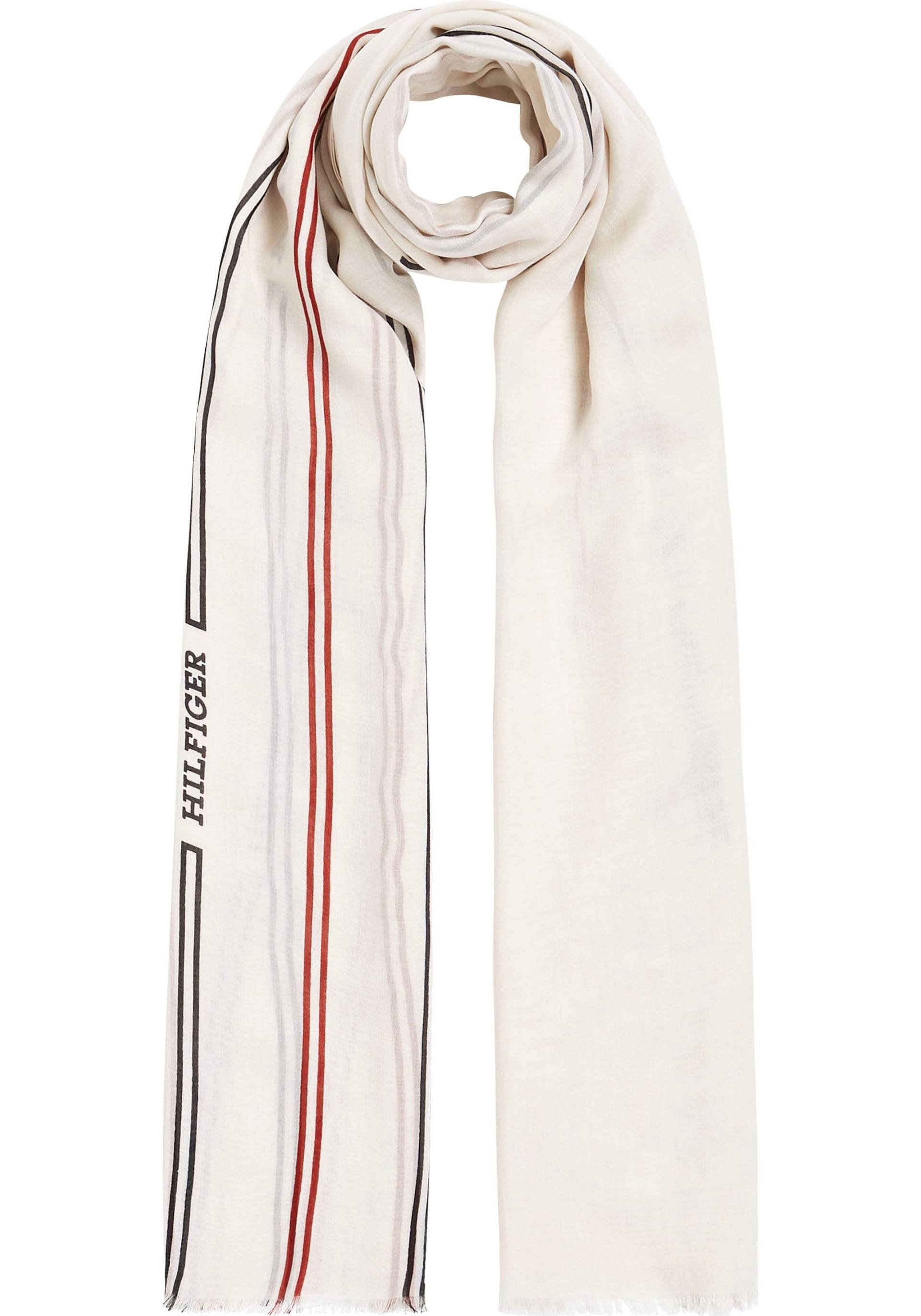 Tommy Hilfiger Modeschal »ESSENTIAL FLAG SCARF«, mit Logoschriftzug von TOMMY HILFIGER