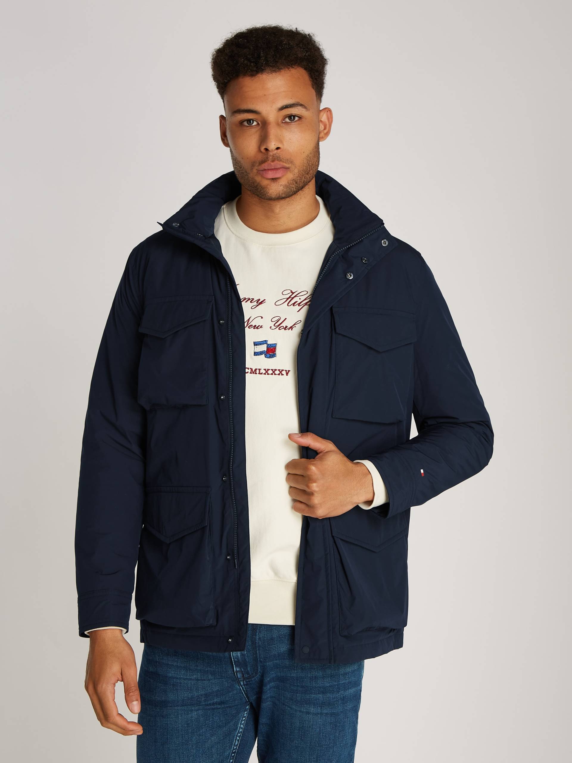 Tommy Hilfiger Outdoorjacke »LW PACKABLE FIELD JACKET«, mit Taschen von TOMMY HILFIGER