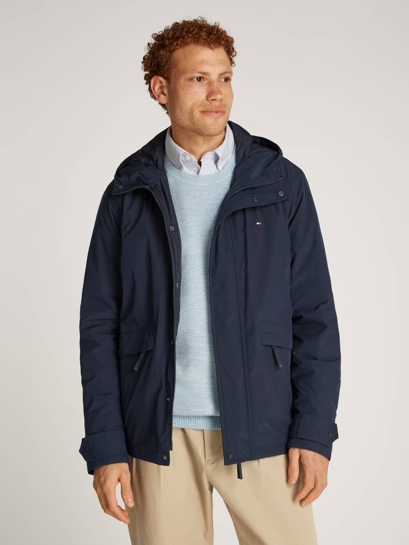 Tommy Hilfiger Outdoorjacke »LW PACKABLE HOODED JKT«, mit Kapuze, mit Logostickerei von TOMMY HILFIGER