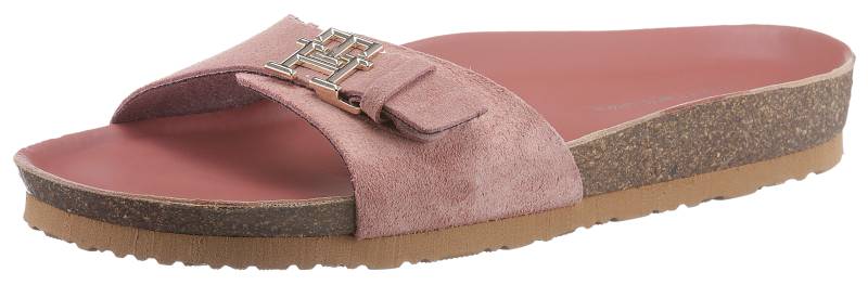 Tommy Hilfiger Pantolette »TH MULE SANDAL SUEDE«, mit verstellbarer Schnalle von TOMMY HILFIGER