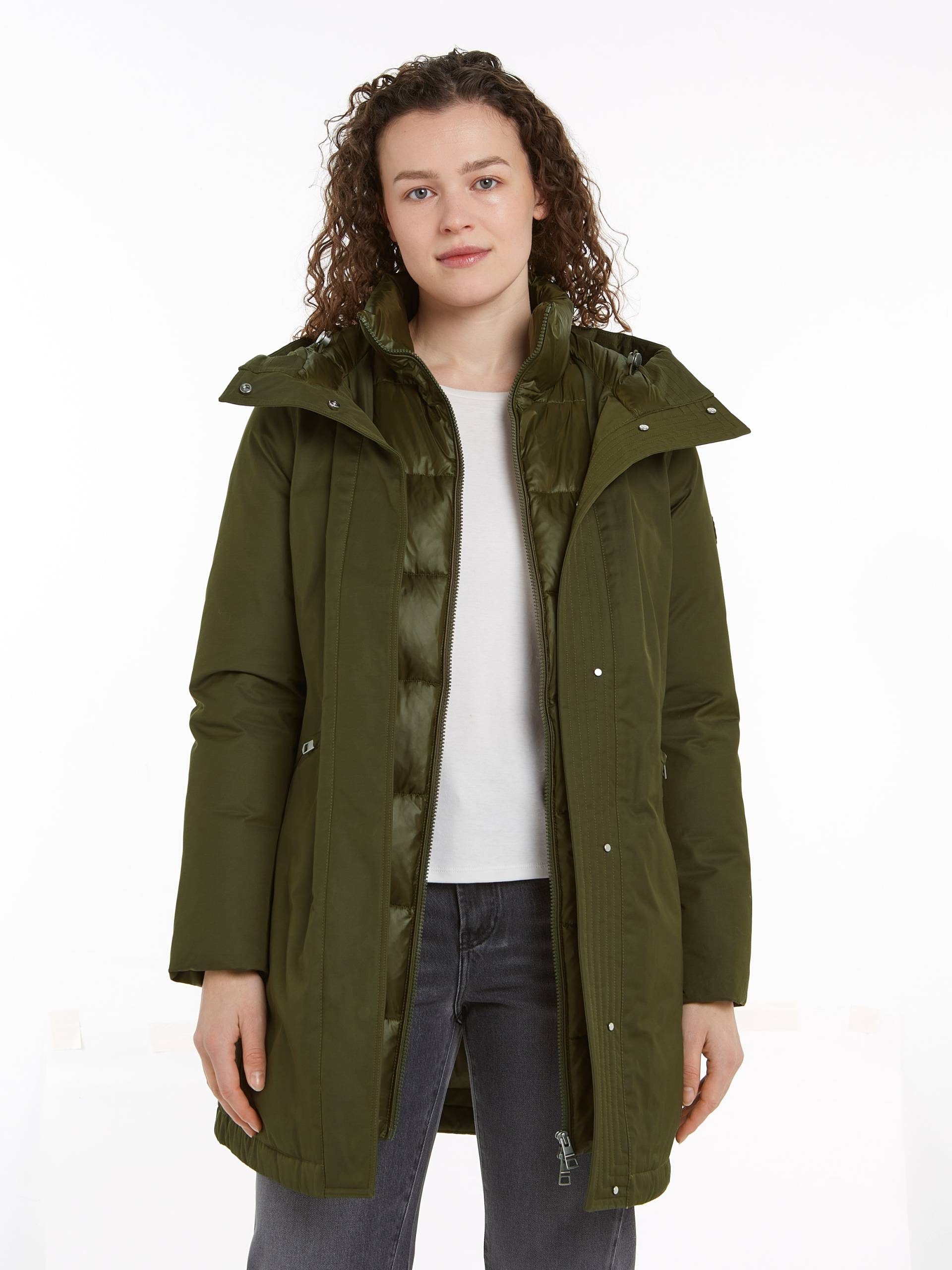 Tommy Hilfiger Parka, mit Kapuze, mit Logoprägung Tommy Hilfiger Parka, mit Kapuze, mit Logoprägung von TOMMY HILFIGER