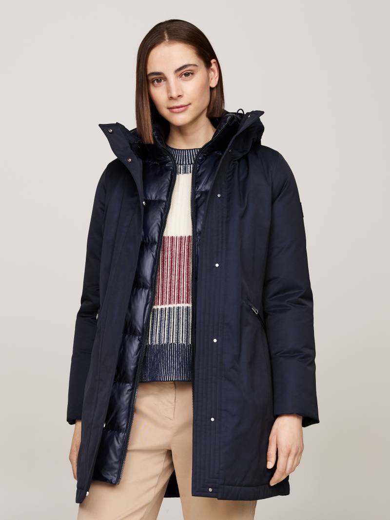 Tommy Hilfiger Parka, mit Kapuze, mit Logoprägung von TOMMY HILFIGER