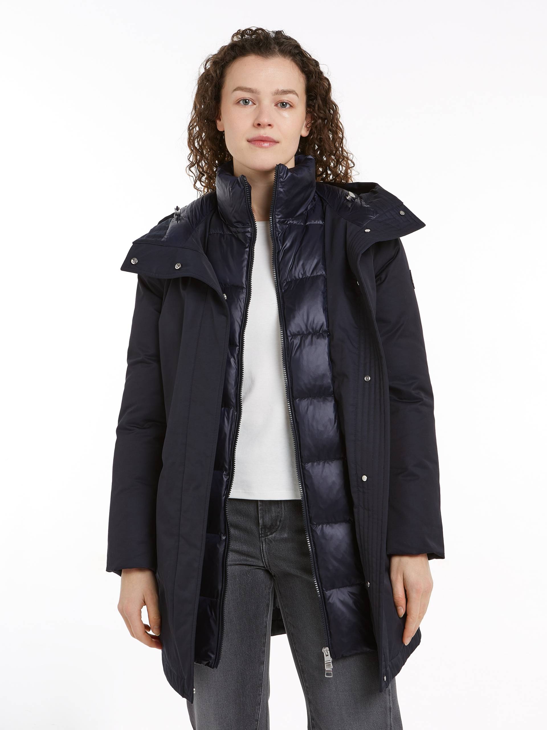 Tommy Hilfiger Parka, mit Kapuze, mit Logoprägung Tommy Hilfiger Parka, mit Kapuze, mit Logoprägung von TOMMY HILFIGER
