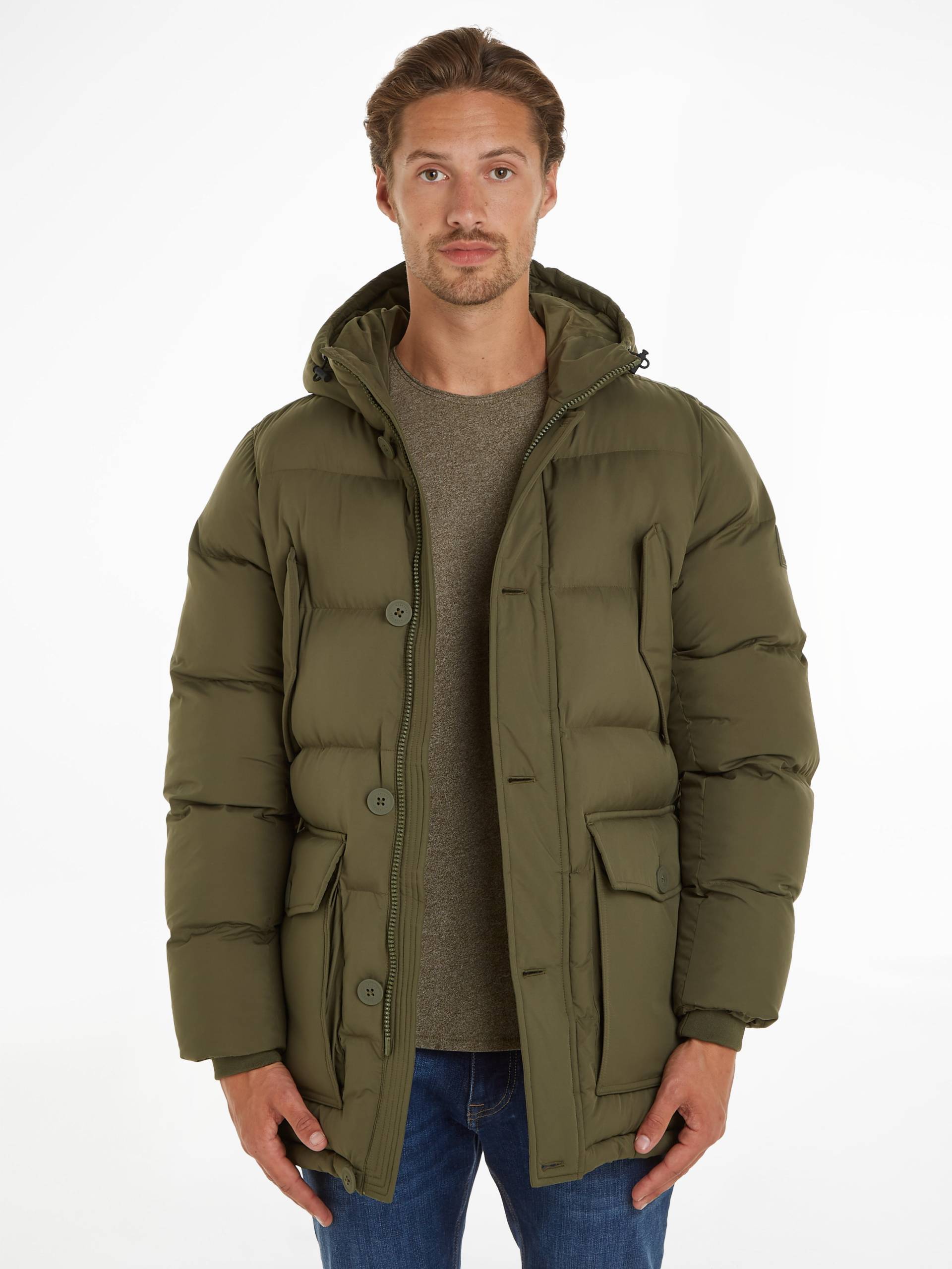 Tommy Hilfiger Parka »CL ESSENTIAL ROCKIE PARKA«, mit Kapuze, warm gefüttert von TOMMY HILFIGER