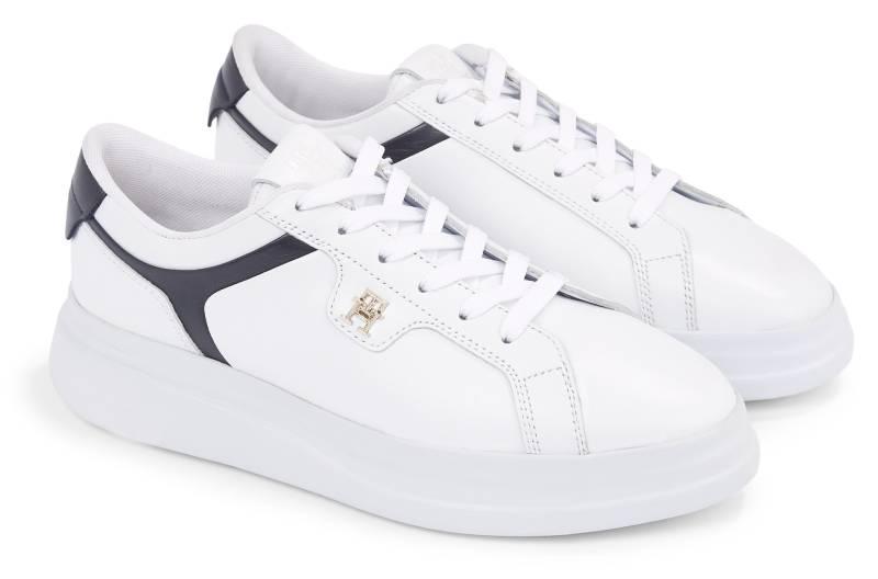 Tommy Hilfiger Plateausneaker »POINTY COURT SNEAKER«, in schmal zulaufender Form, Freizeitschuh, Halbschuh, Schnürschuh von TOMMY HILFIGER