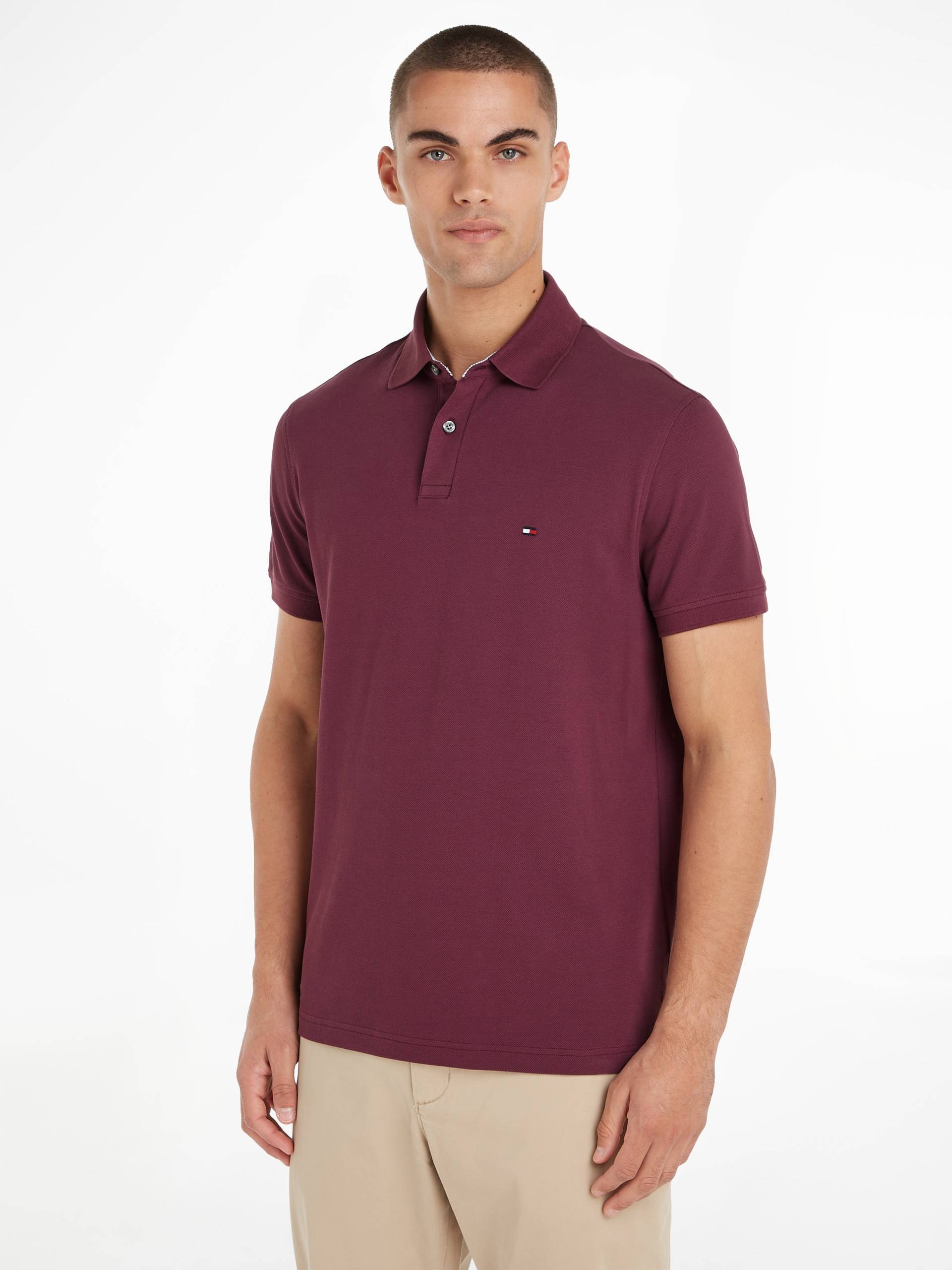 Tommy Hilfiger Poloshirt »1985 REGULAR POLO«, mit Tommy Hilfiger Kontraststreifen innen am Kragen von TOMMY HILFIGER