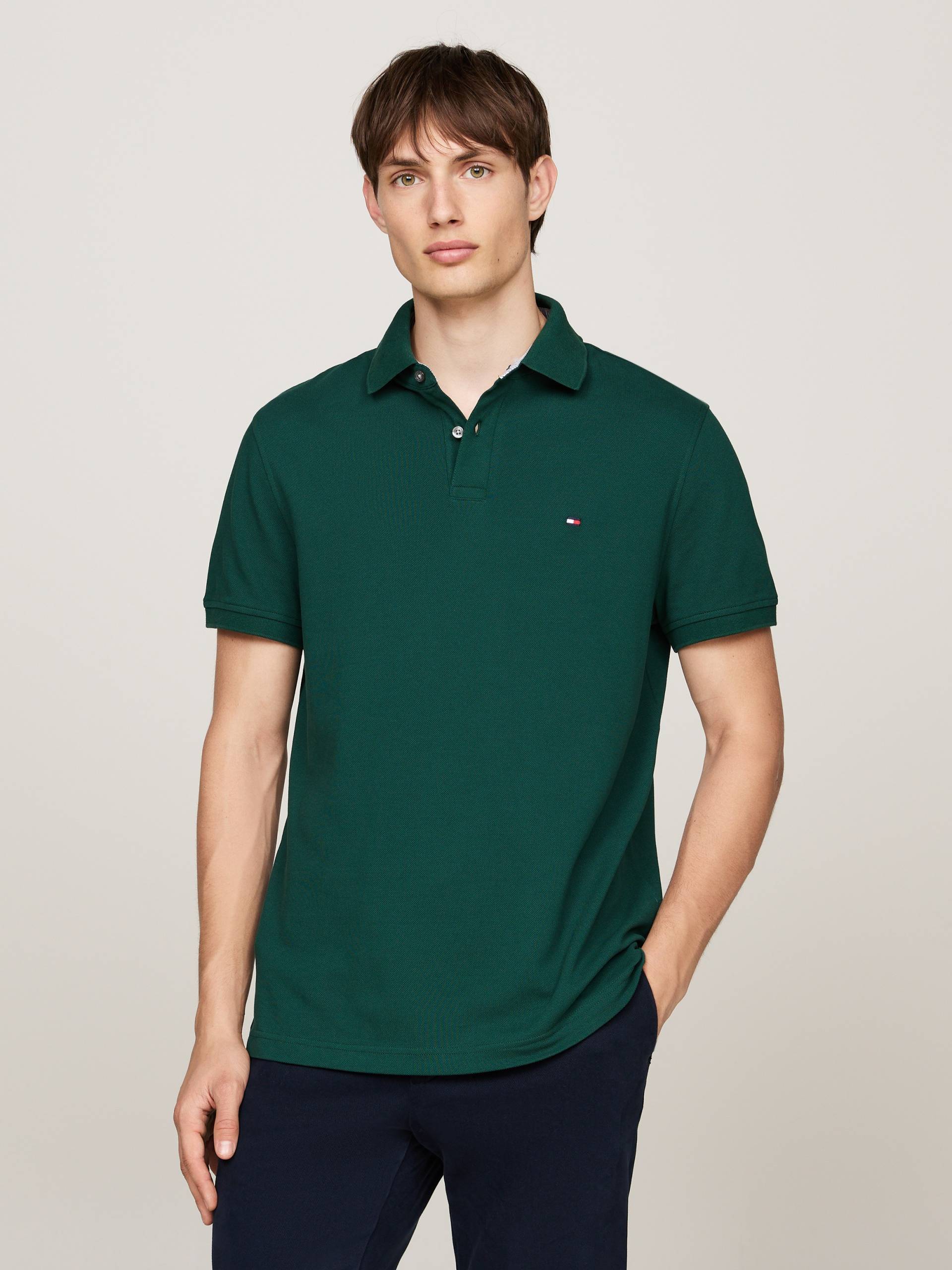 Tommy Hilfiger Poloshirt »1985 REGULAR POLO«, mit Tommy Hilfiger Kontraststreifen innen am Kragen von TOMMY HILFIGER