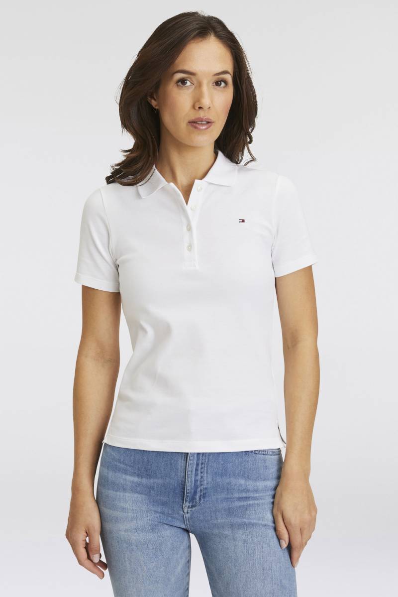 Tommy Hilfiger Poloshirt »1985 SLIM PIQUE POLO SS«, mit Tommy Hilfiger Logo-Flag von TOMMY HILFIGER