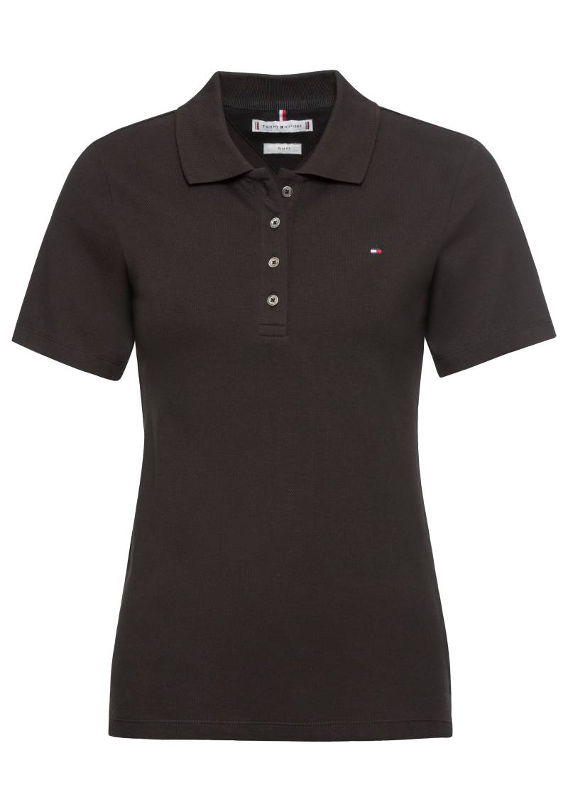 Tommy Hilfiger Poloshirt »1985 SLIM PIQUE POLO SS«, mit Tommy Hilfiger Logo-Flag von TOMMY HILFIGER