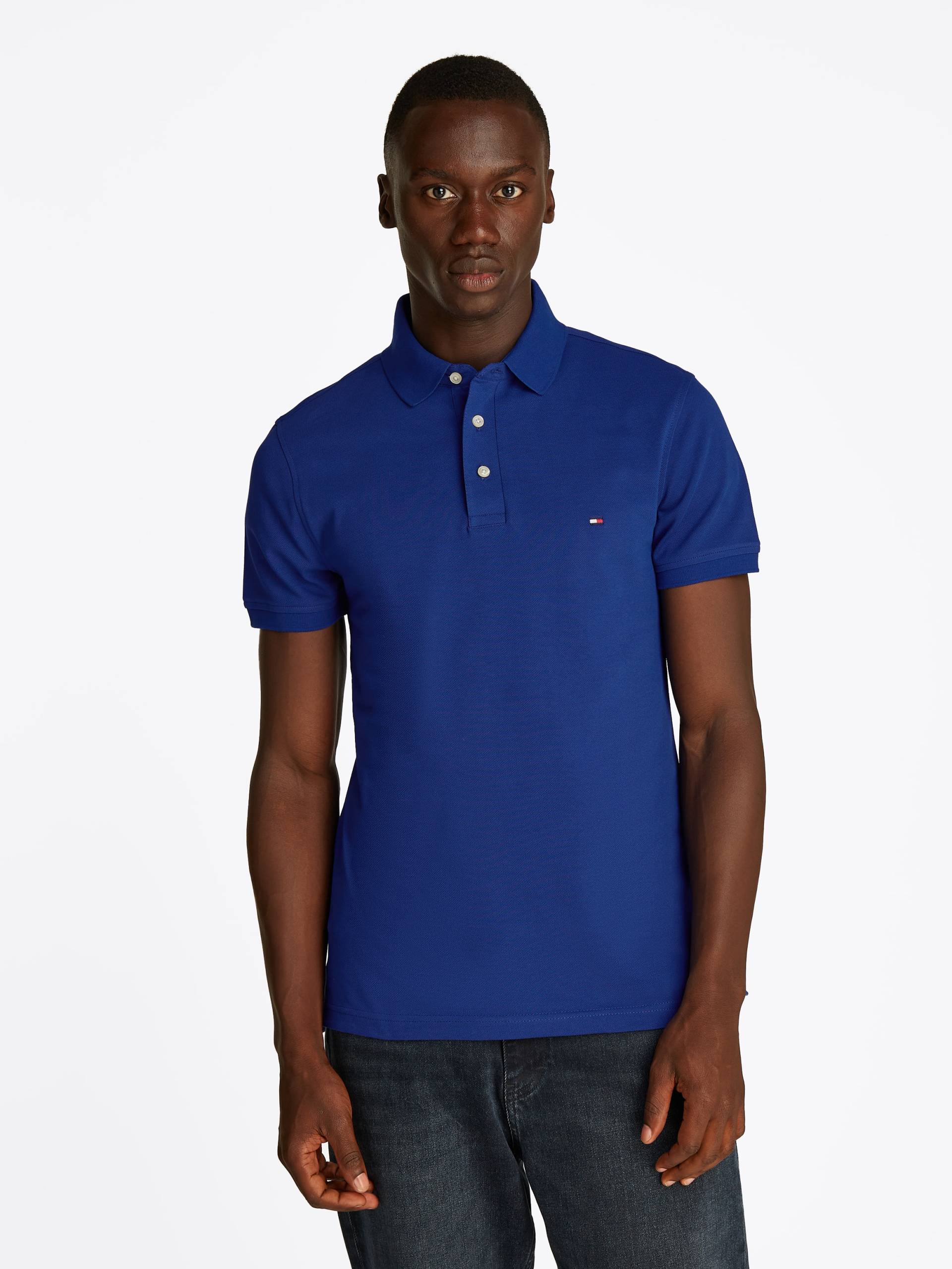 Tommy Hilfiger Poloshirt »1985 SLIM POLO«, hochwertige Baumwoll-Piqué-Qualität von TOMMY HILFIGER