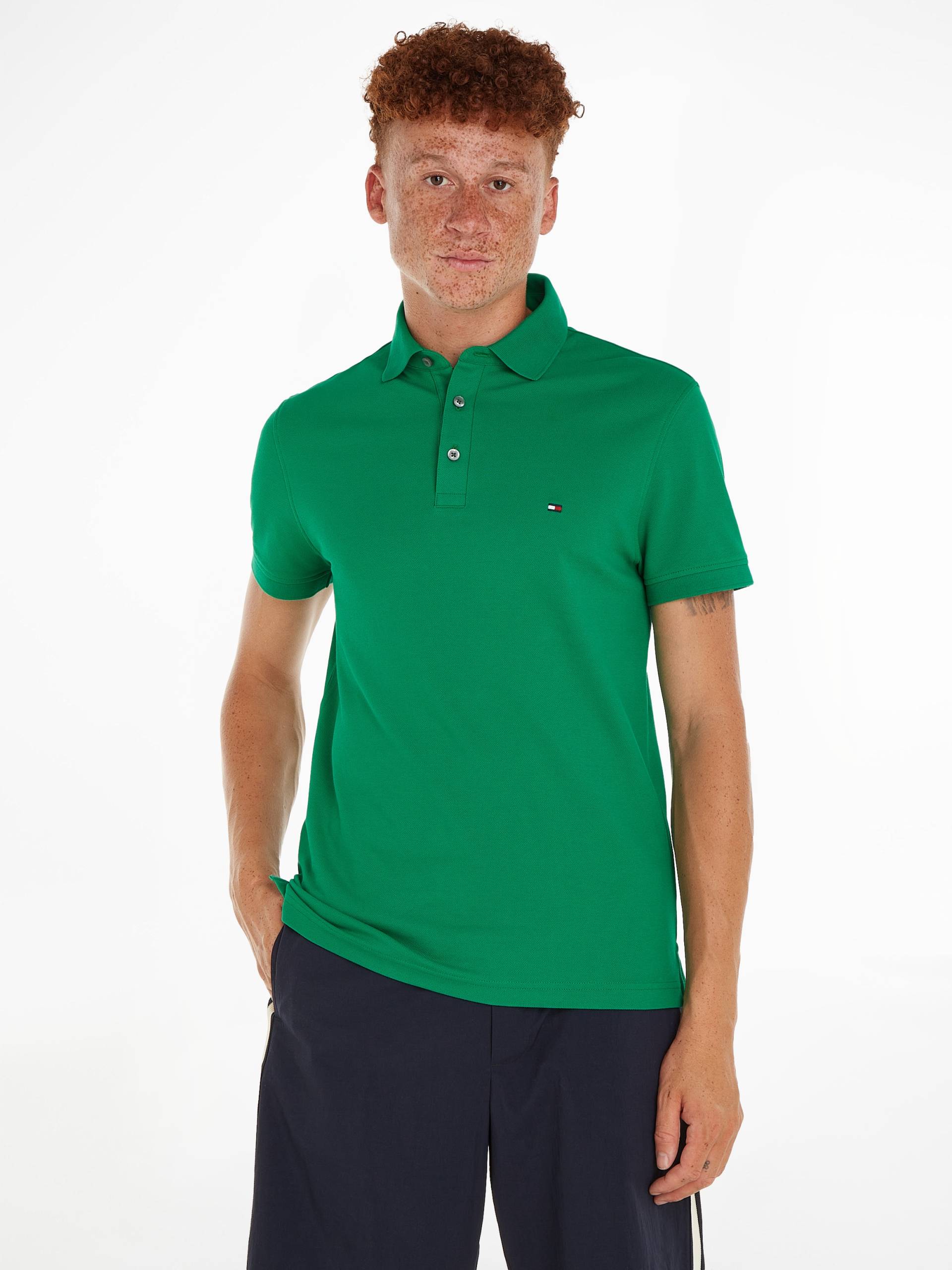 Tommy Hilfiger Poloshirt »1985 SLIM POLO«, aus leicht strukturiertem Piqué-Material von TOMMY HILFIGER