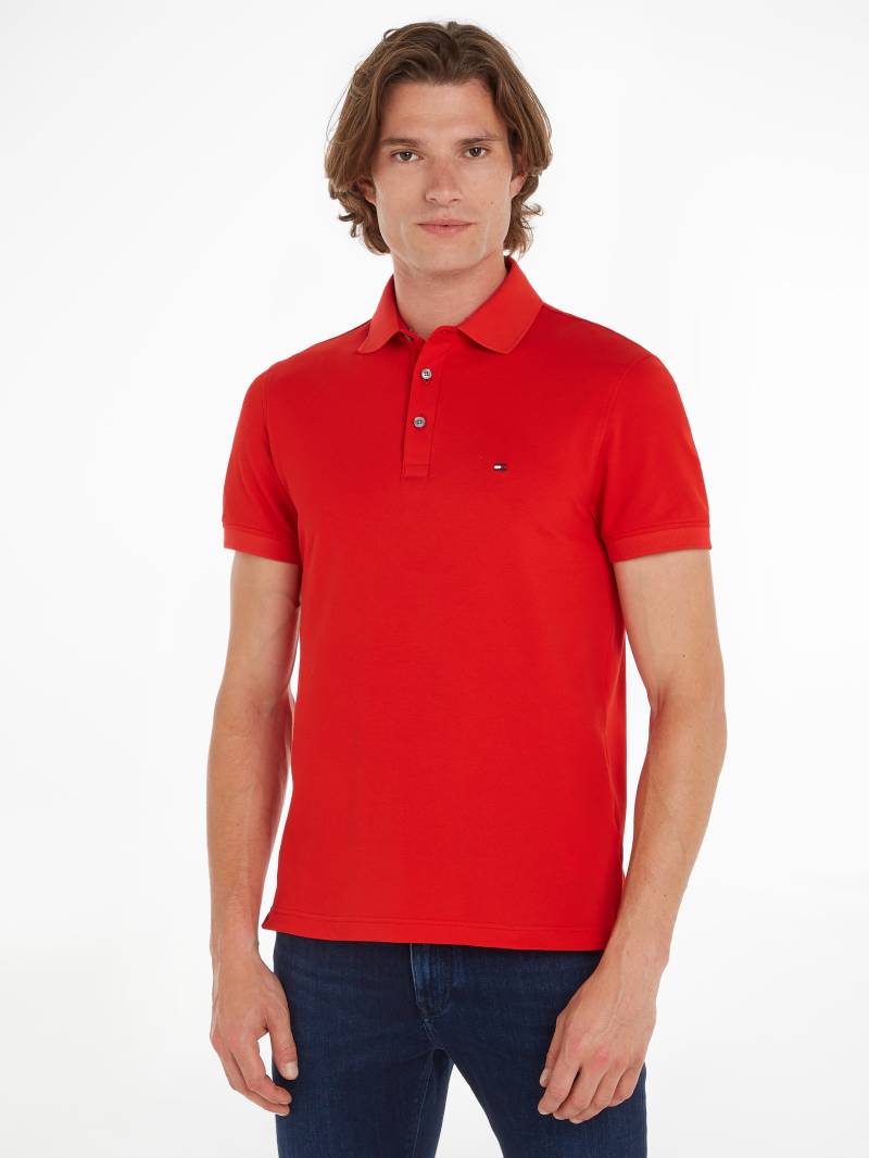 Tommy Hilfiger Poloshirt »1985 SLIM POLO«, Markenstickerei, aus Baumwoll-Piqué von TOMMY HILFIGER