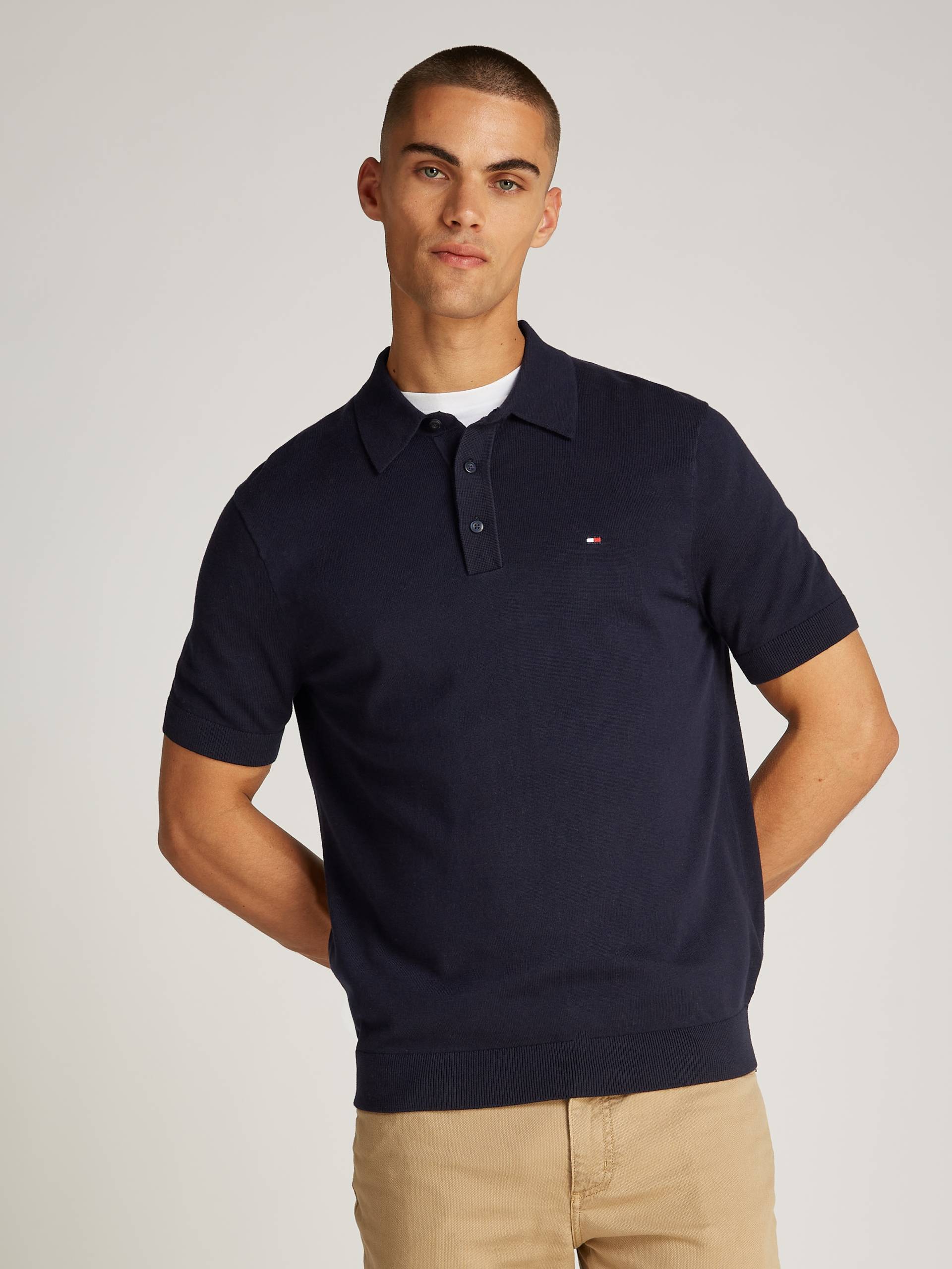 Tommy Hilfiger Poloshirt »ESSENTIAL COTTON KNITTED POLO« Tommy Hilfiger Poloshirt »ESSENTIAL COTTON KNITTED POLO« von TOMMY HILFIGER