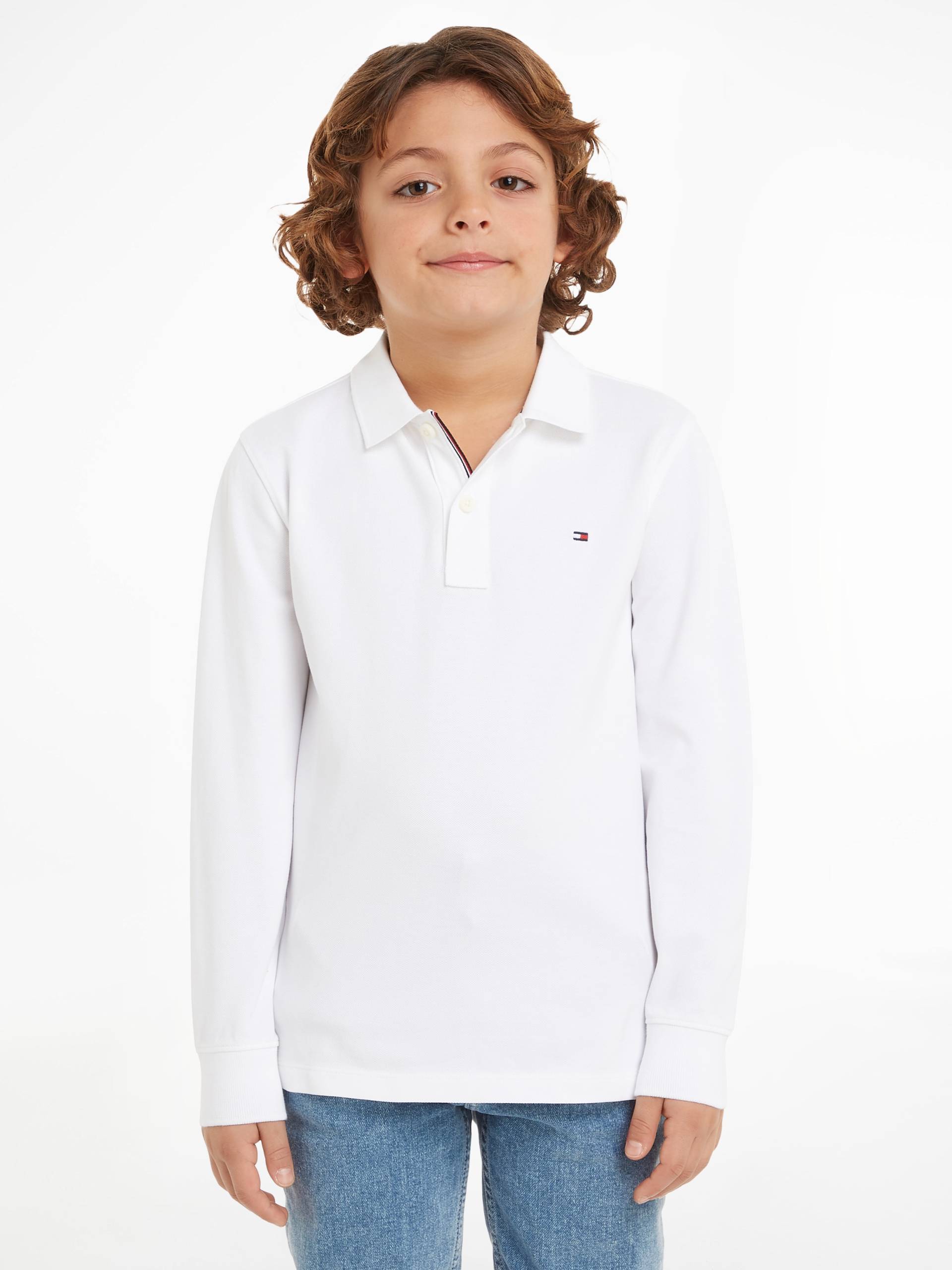 Tommy Hilfiger Poloshirt »ESSENTIAL POLO LS«, Kinder bis 16 Jahre mit Logostickerei von TOMMY HILFIGER