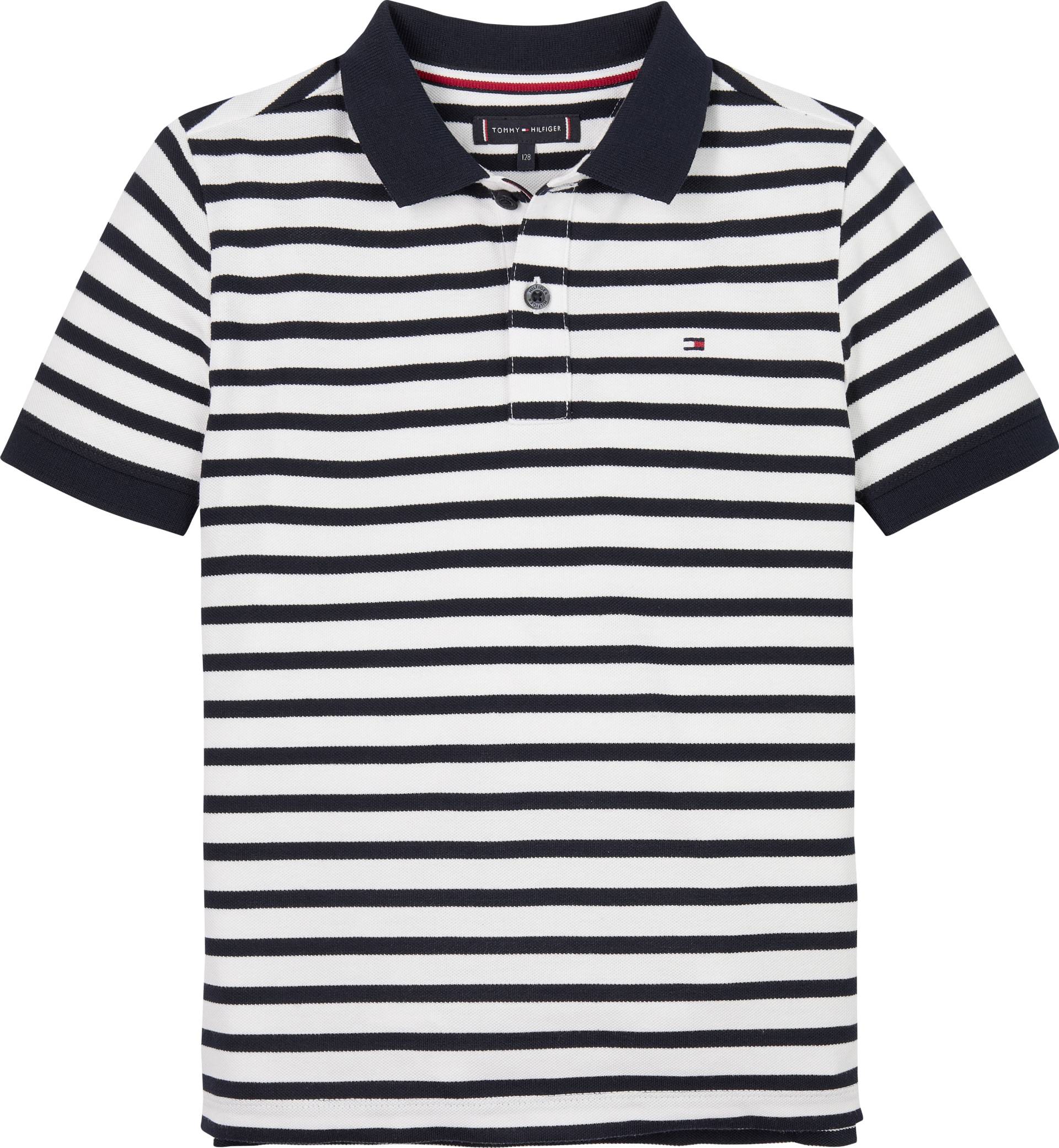 Tommy Hilfiger Poloshirt »FLAG POLO SS«, mit Logostickerei von TOMMY HILFIGER