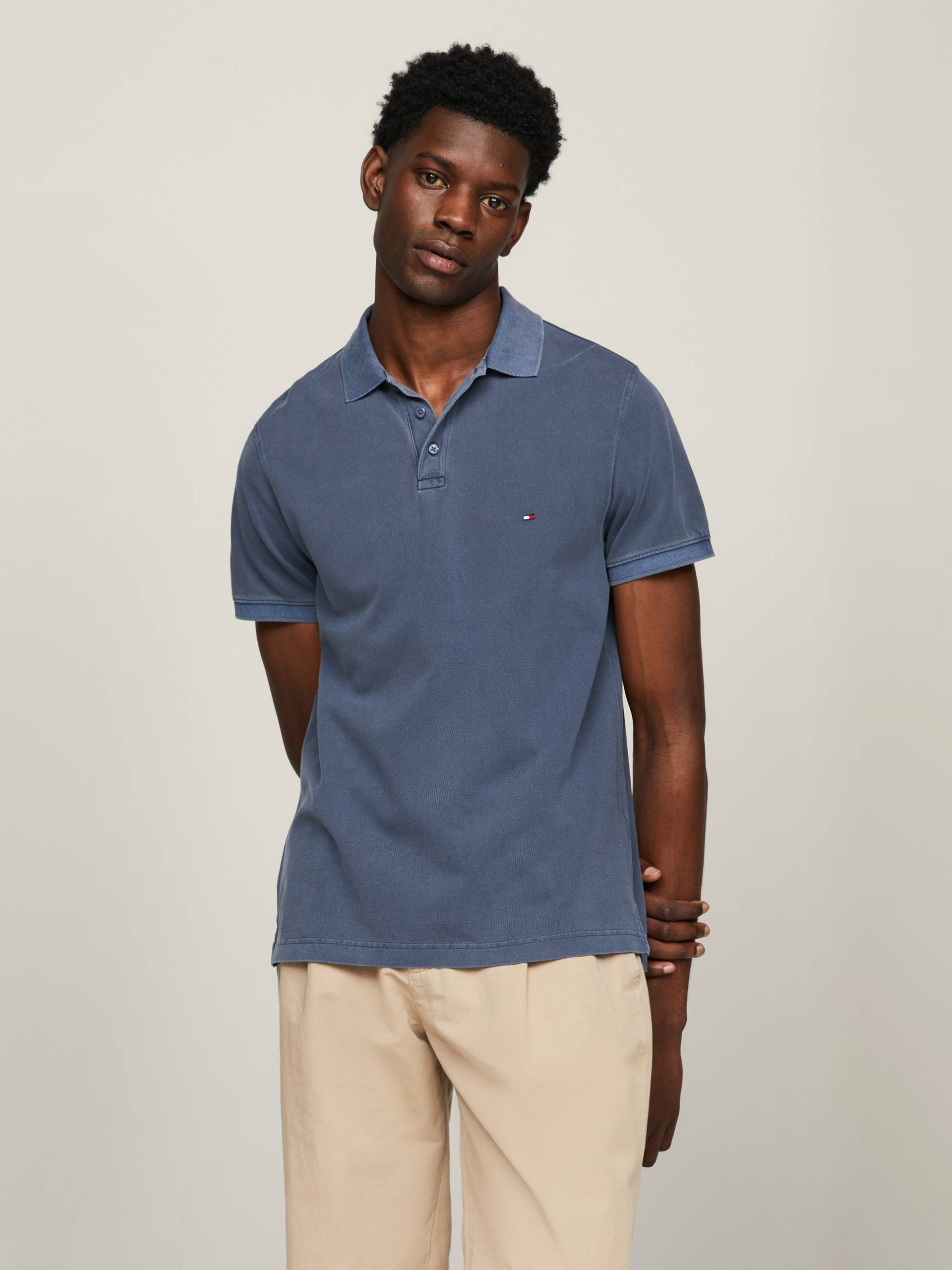 Tommy Hilfiger Poloshirt »GARMENT DYE REG POLO«, leicht gewaschene Optik von TOMMY HILFIGER