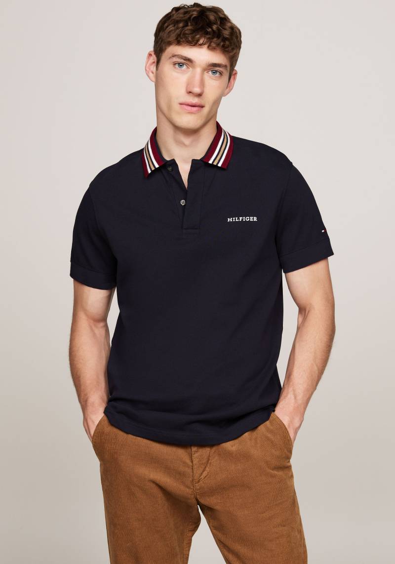 Tommy Hilfiger Poloshirt »GIFTING POLO RWB COLLAR REG POLO«, Streifen an Kragen und Bündchen von TOMMY HILFIGER