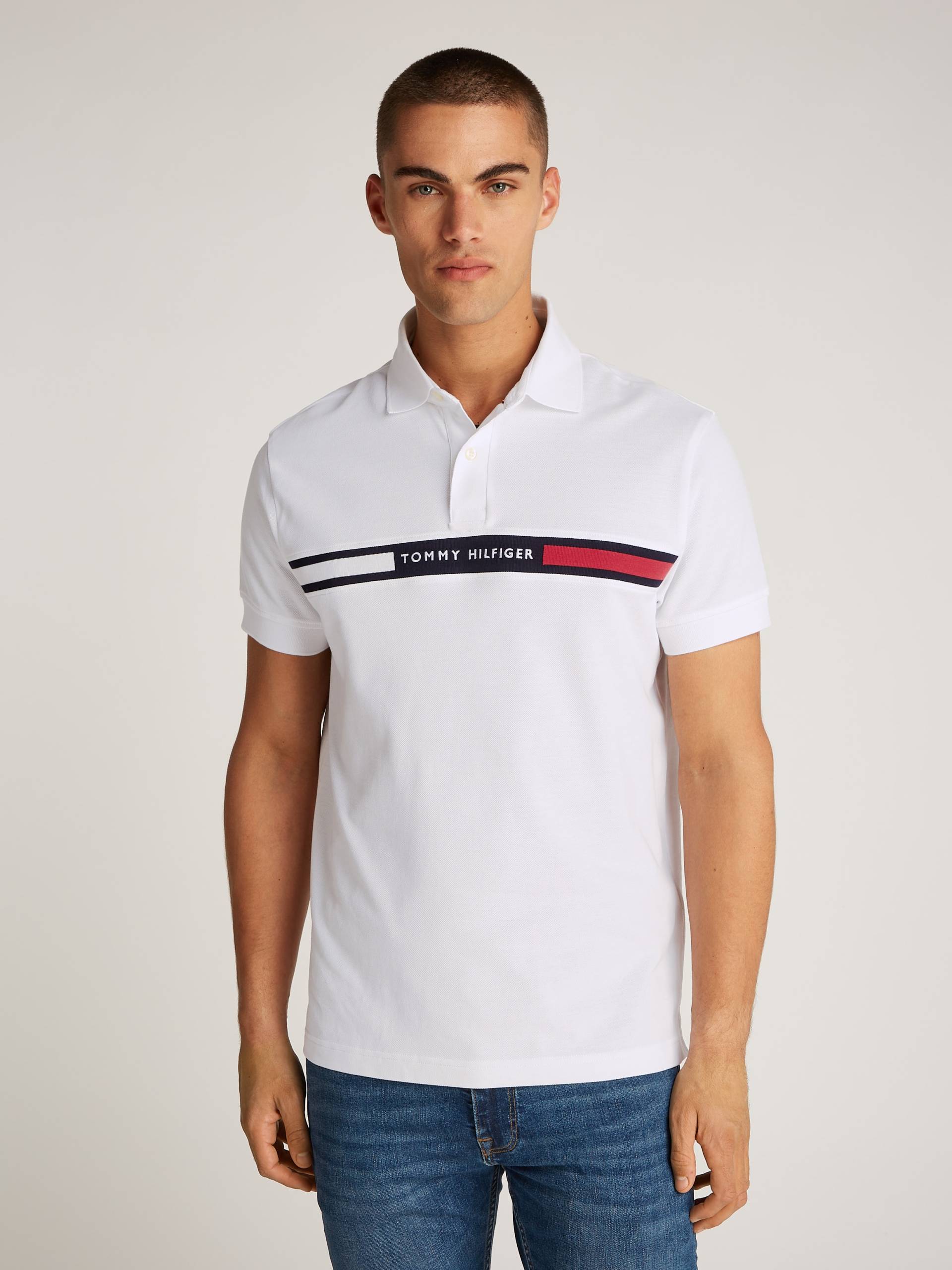 Tommy Hilfiger Poloshirt »HILFIGER CHEST INSERT REG POLO« von TOMMY HILFIGER