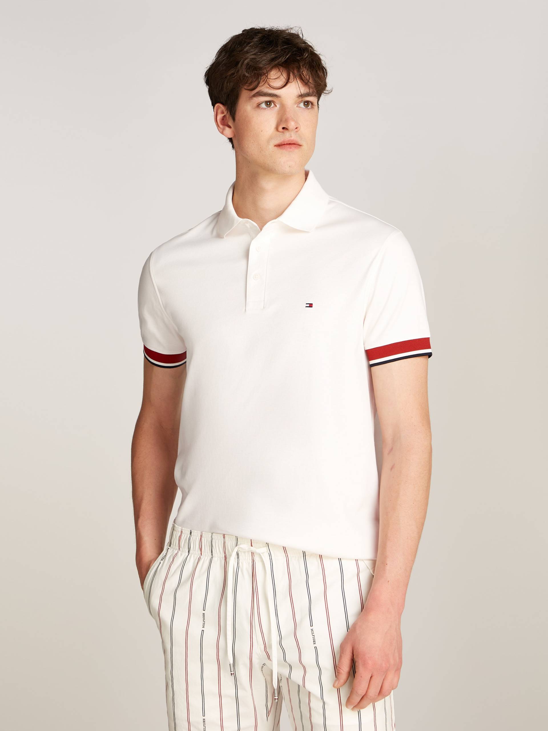 Tommy Hilfiger Poloshirt »INTERLOCK SLEEVE DETAIL REG POLO« von TOMMY HILFIGER