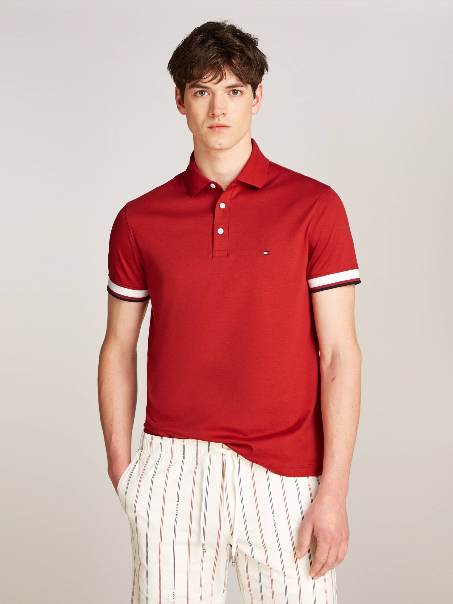 Tommy Hilfiger Poloshirt »INTERLOCK SLEEVE DETAIL REG POLO« von TOMMY HILFIGER