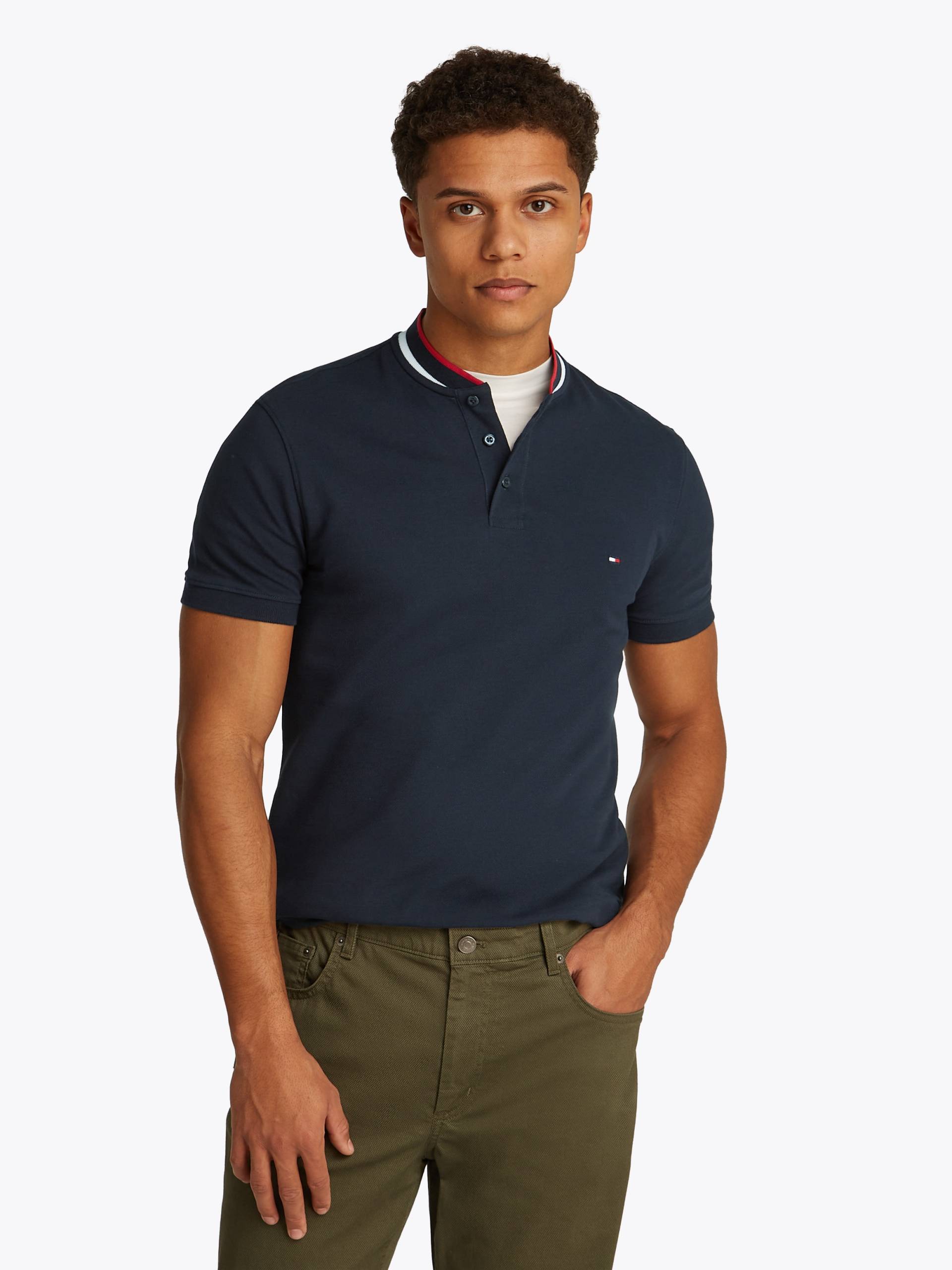 Tommy Hilfiger Poloshirt »MAO RWB TIPPED SLIM POLO« Tommy Hilfiger Poloshirt »MAO RWB TIPPED SLIM POLO« von TOMMY HILFIGER