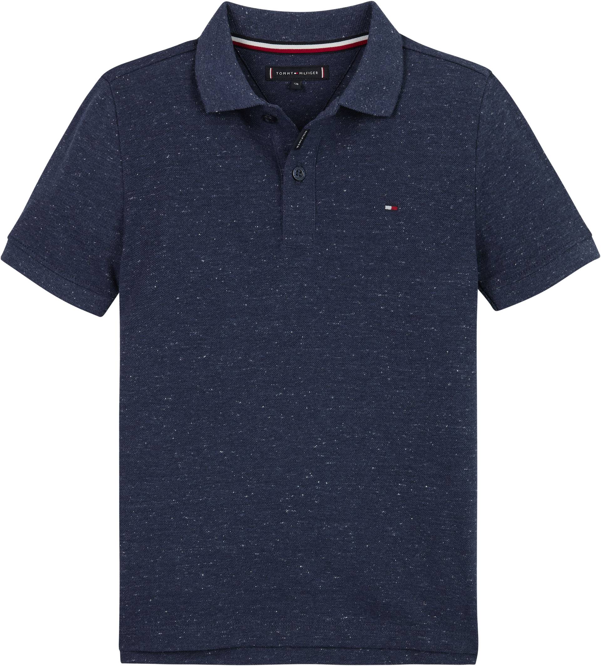 Tommy Hilfiger Poloshirt »MONOTYPE MELANGE REGULAR POLO SS«, Kinder bis 16 Jahre mit Logostickerei von TOMMY HILFIGER