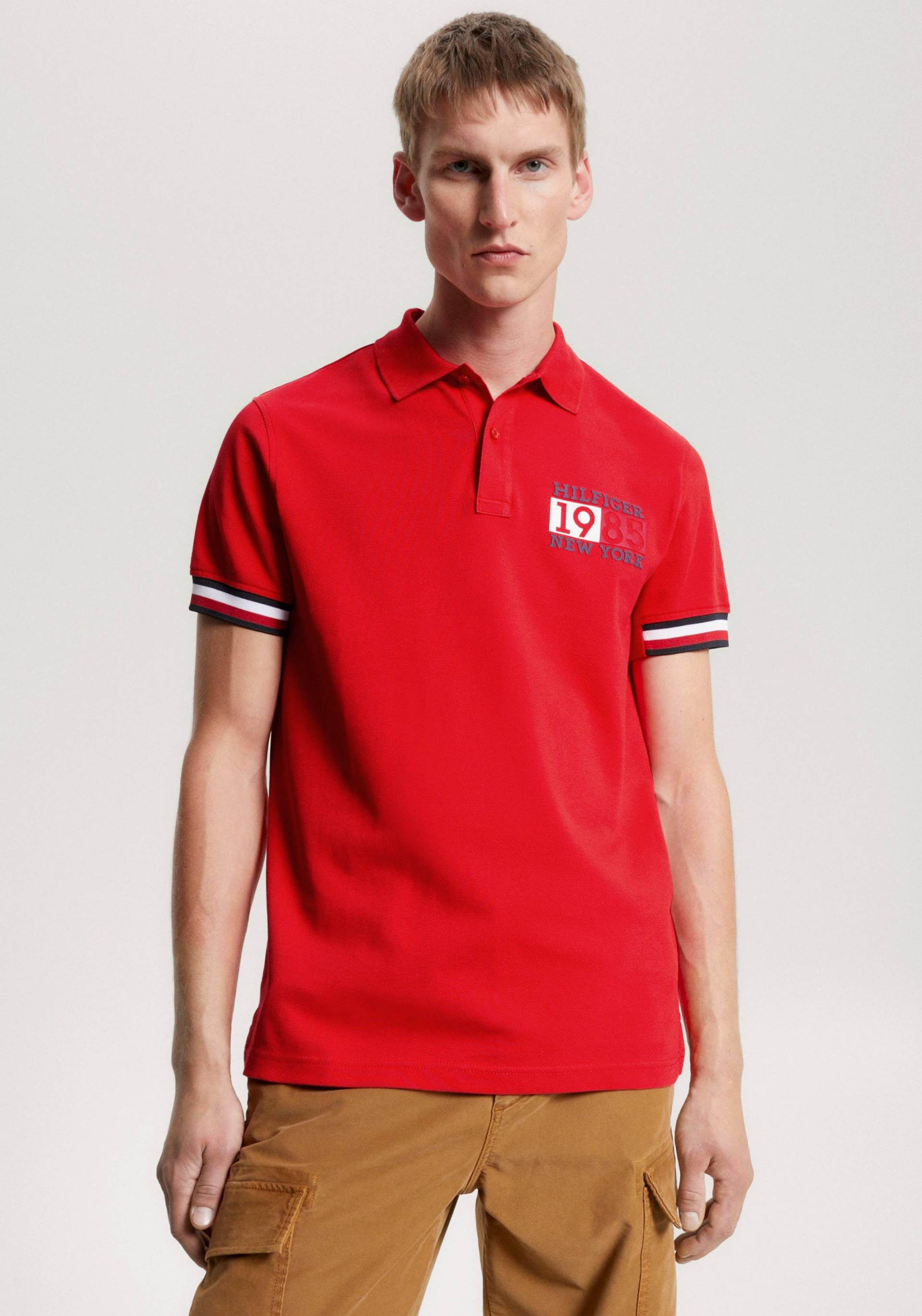 Tommy Hilfiger Poloshirt »NEW YORK FLAG SLIM POLO« von TOMMY HILFIGER