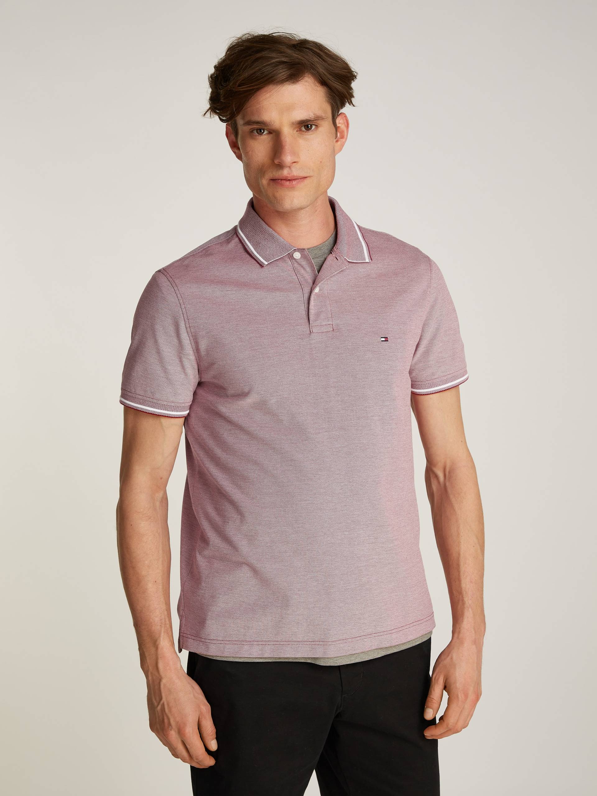 Tommy Hilfiger Poloshirt »OXFORD TWO TONE REG POLO« von TOMMY HILFIGER