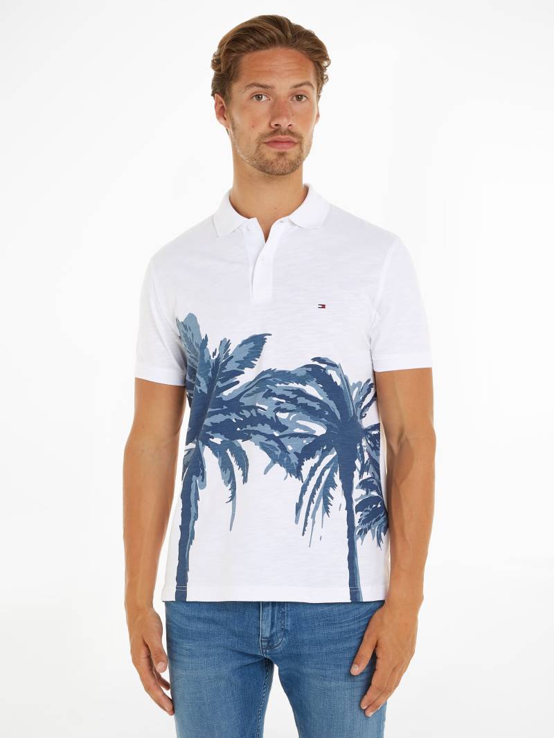 Tommy Hilfiger Poloshirt »PALM PLACEMENT PRINT REG POLO«, kontrastreicher Palmenprint von TOMMY HILFIGER