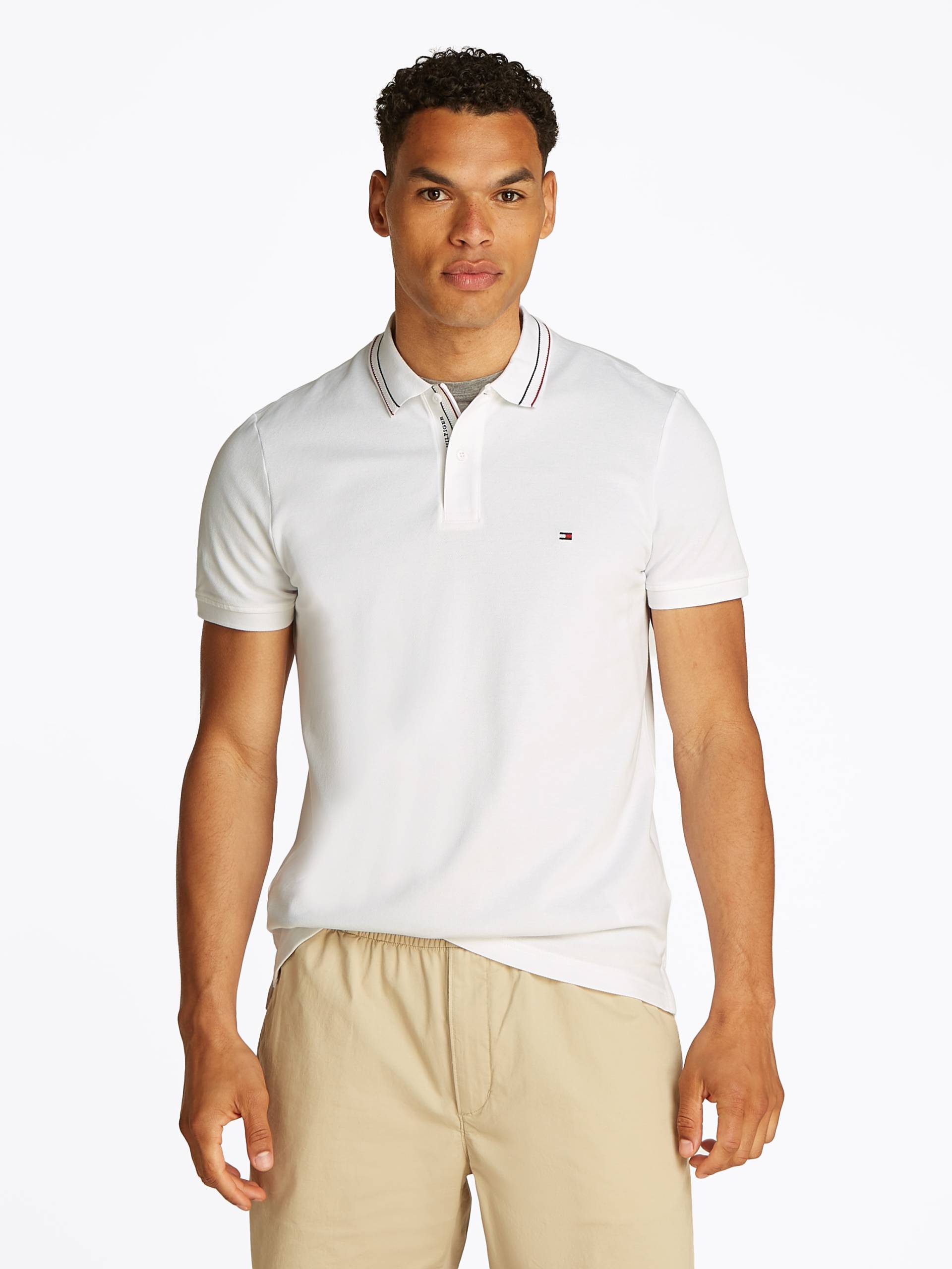 Tommy Hilfiger Poloshirt »PLACKET INTEREST REG POLO« von TOMMY HILFIGER