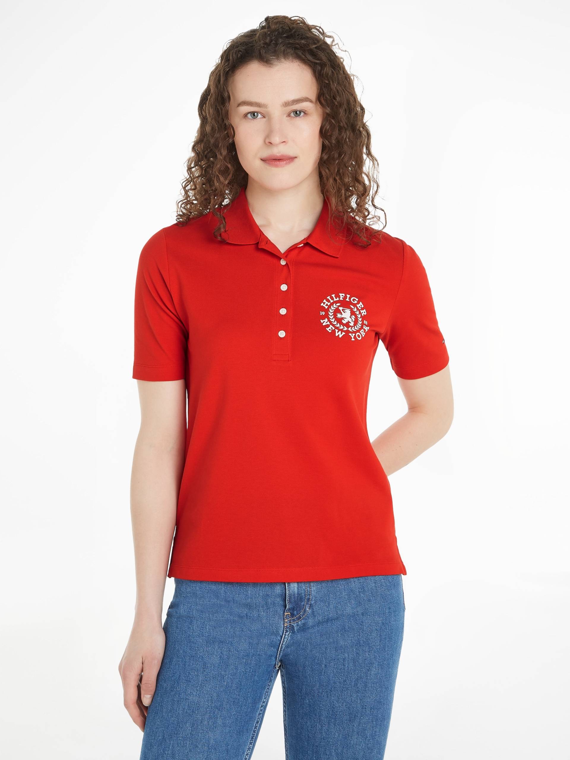 Tommy Hilfiger Poloshirt »REG CREST EMB POLO SS«, mit Logostickerei von TOMMY HILFIGER